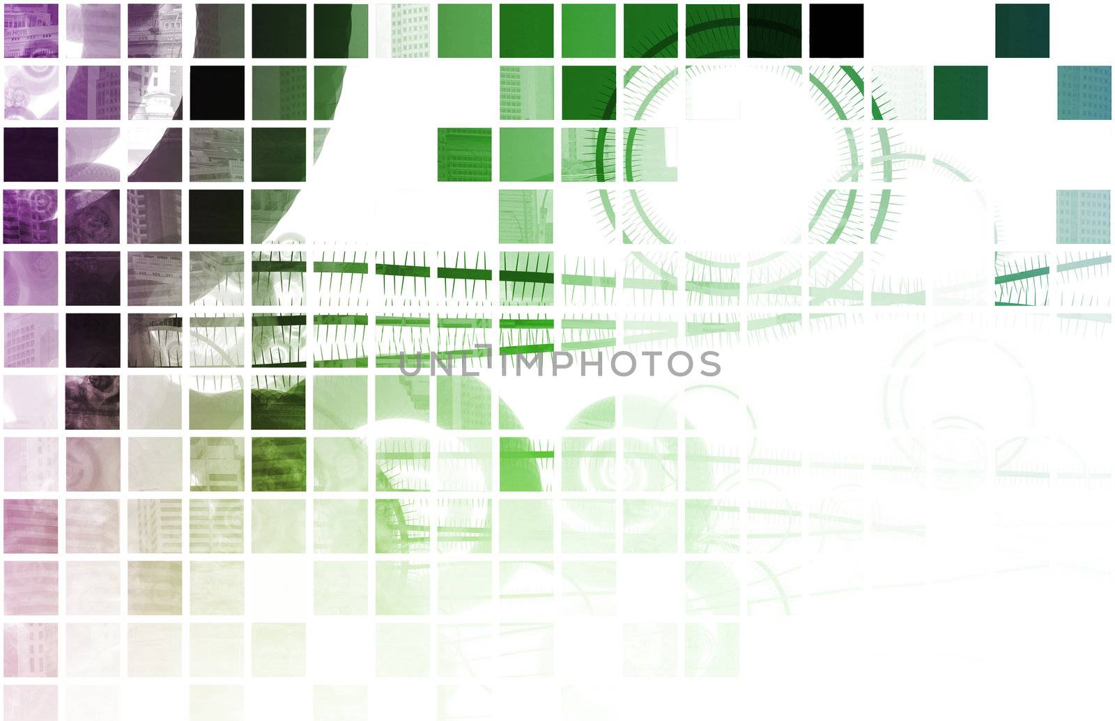 Business Abstract Technology as a Background Art