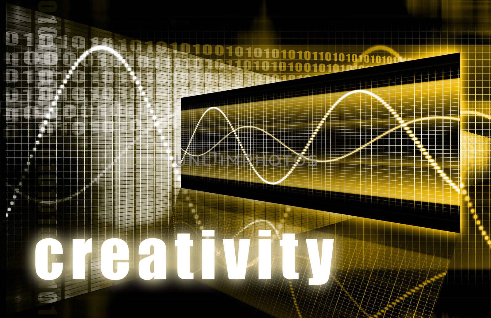 Creativity Business as a Art Concept Background