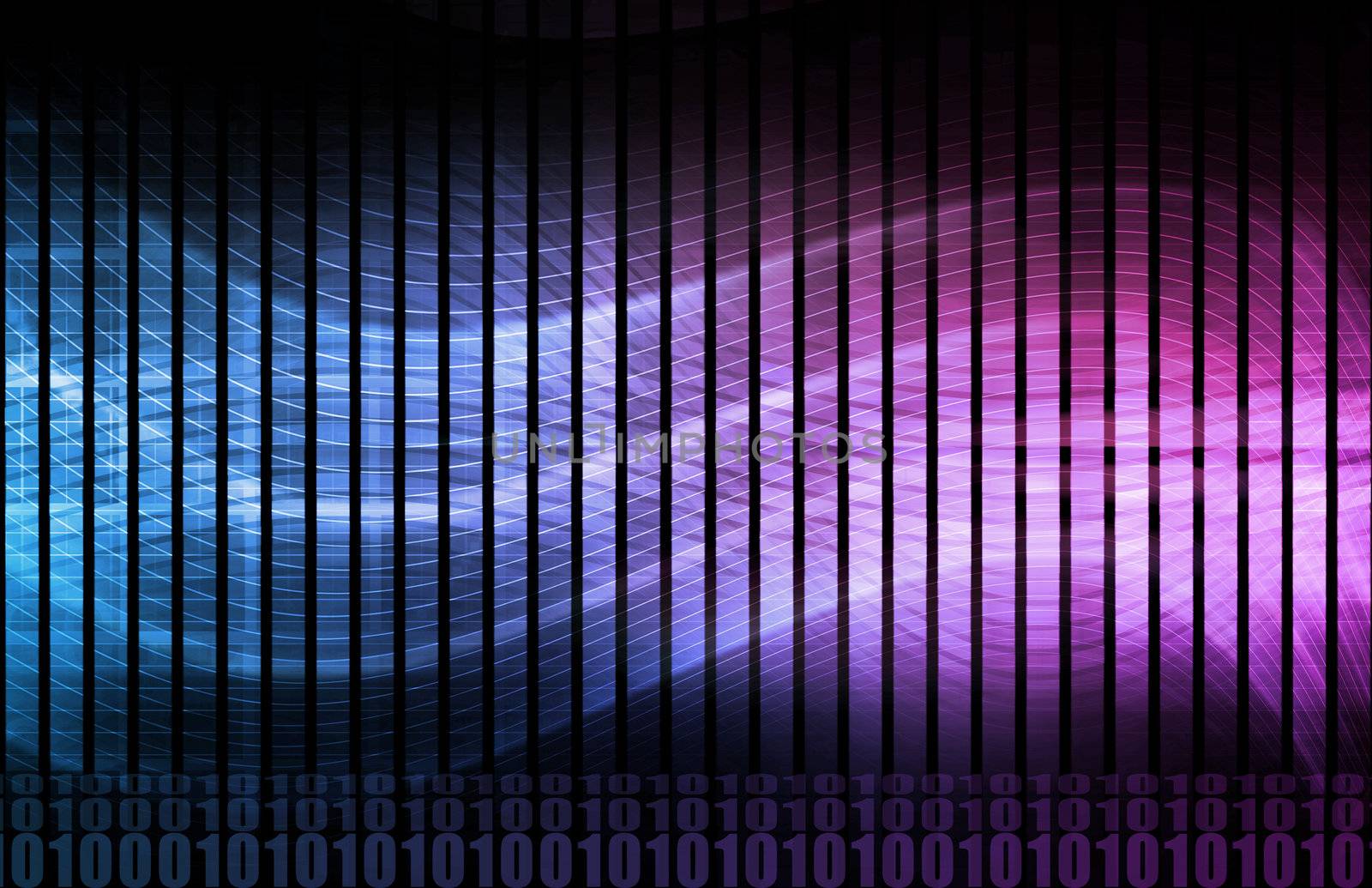 Security Network Data of the World Background