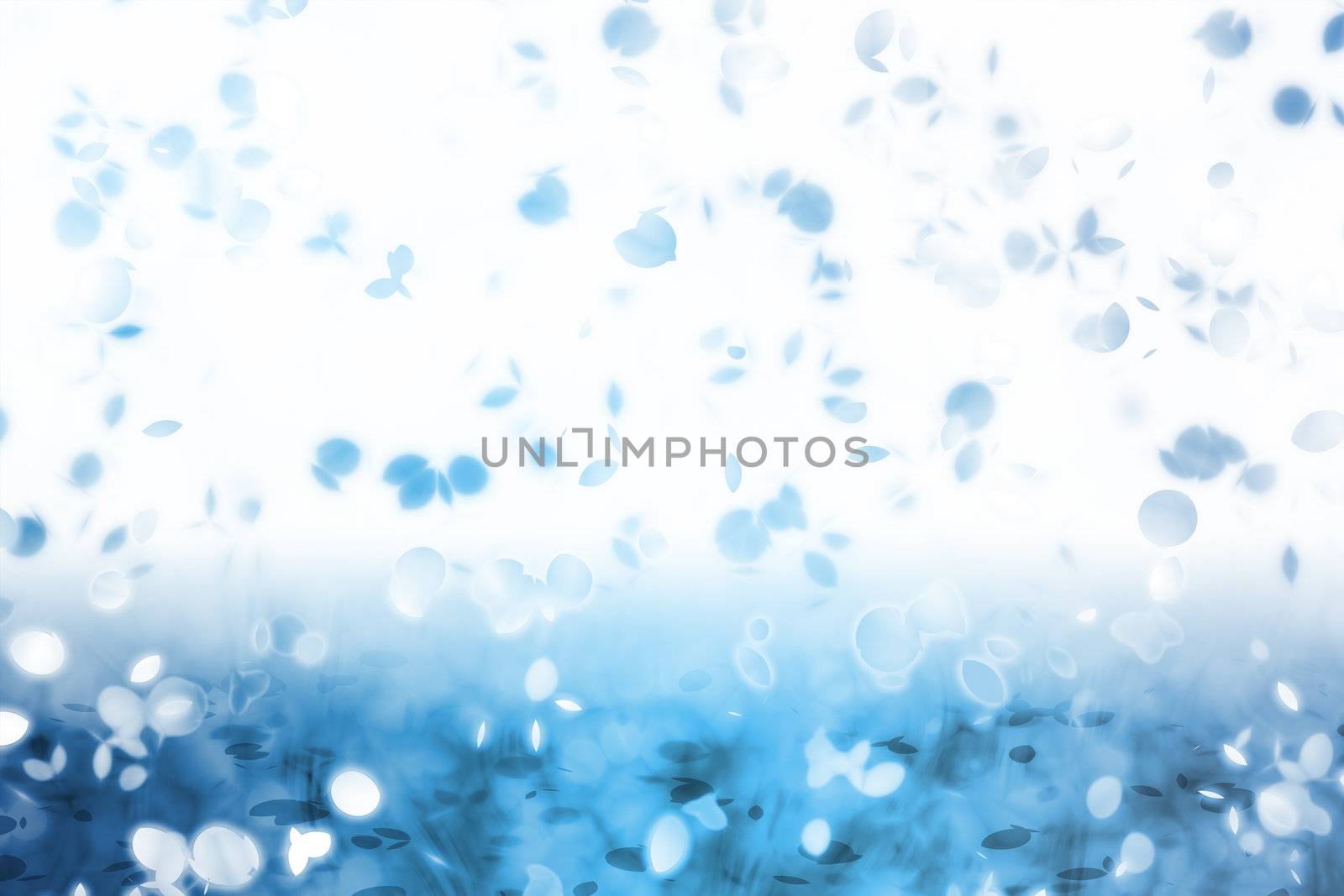 A Nostalgic Sweet Memory Falling Leaf Abstract