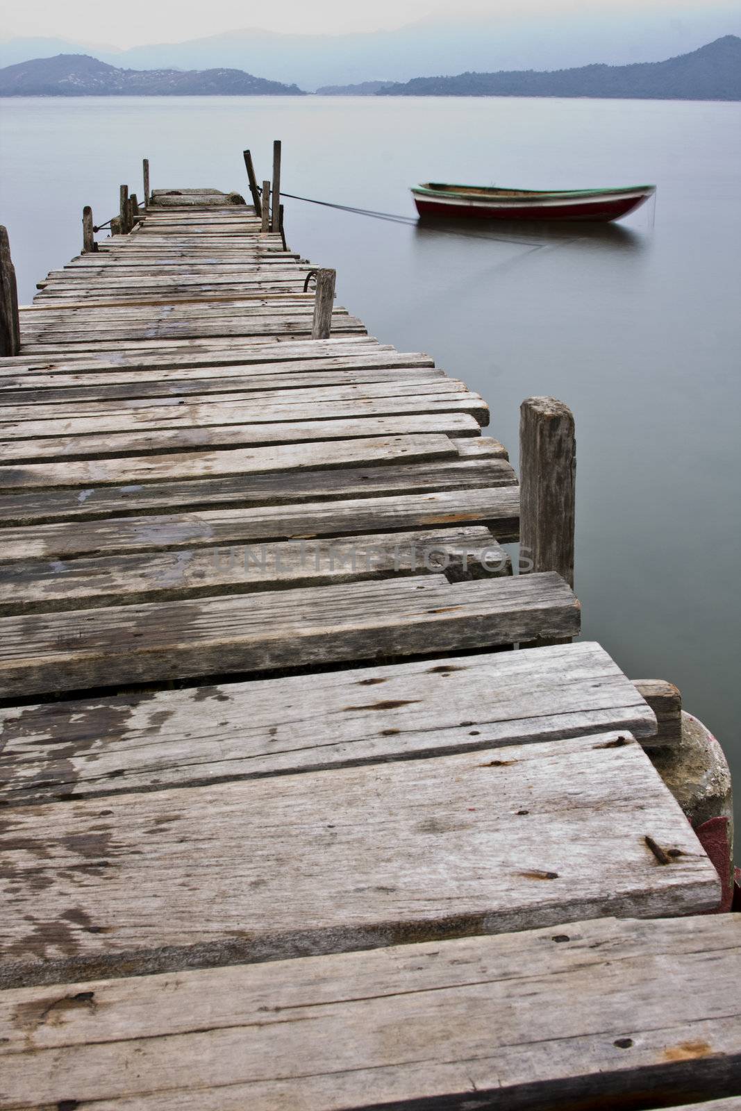 peer and a boat by cozyta