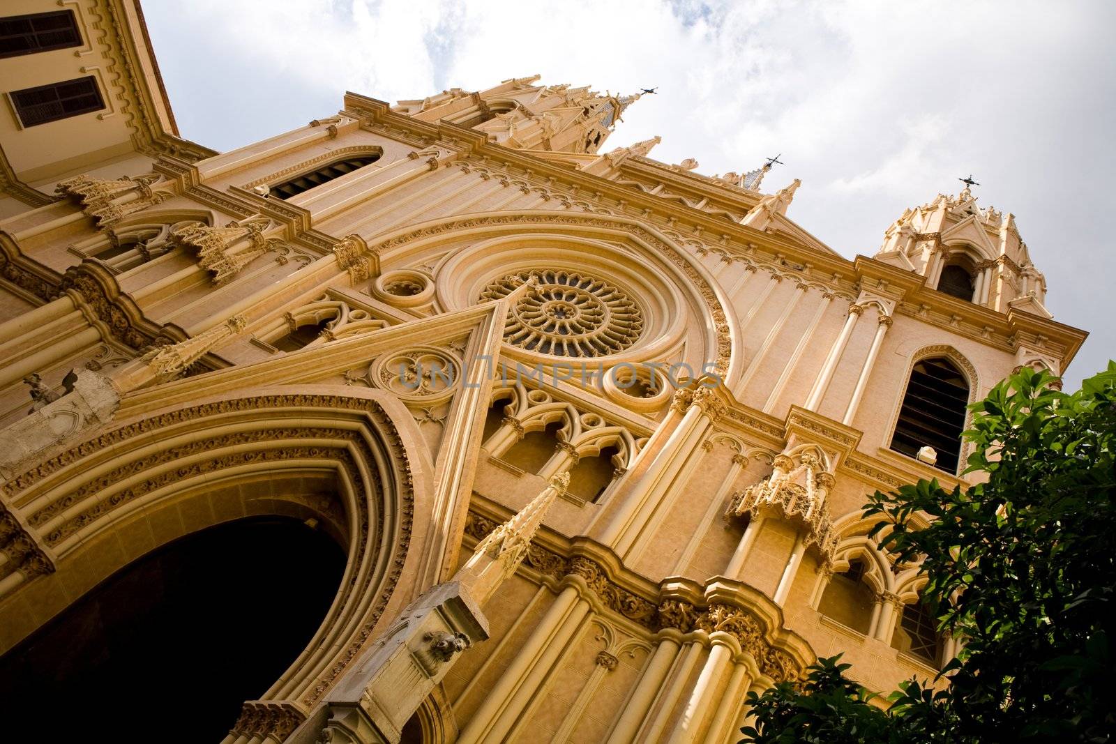 Church of San Ignacio in Malaga, Spain