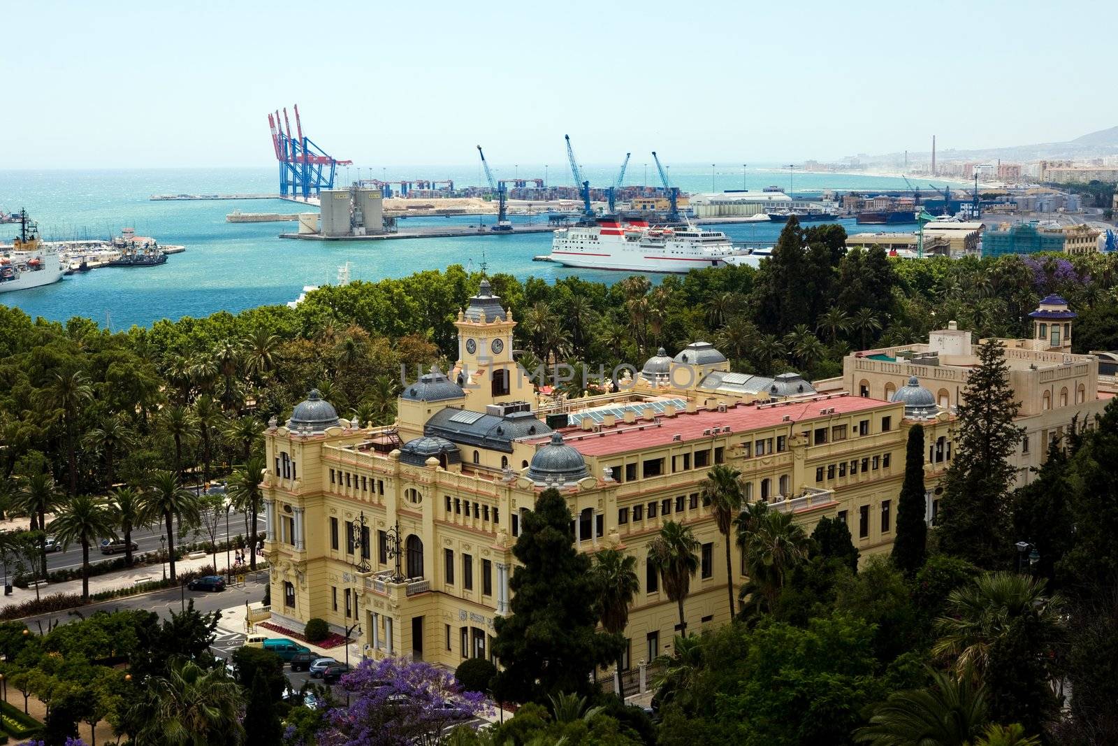 View To Malaga, Andalusia, Spain