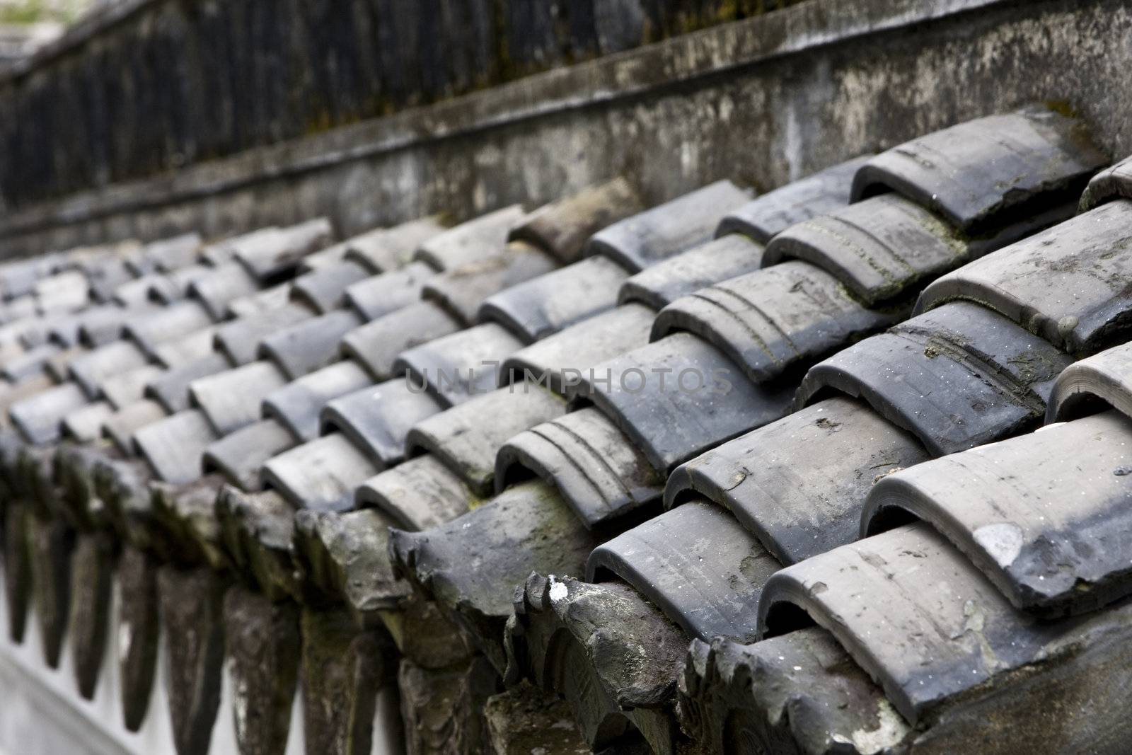 Chinese tiles roofs by cozyta