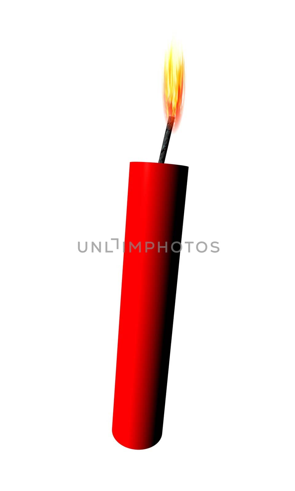 Illustration of a stick of dynamite.