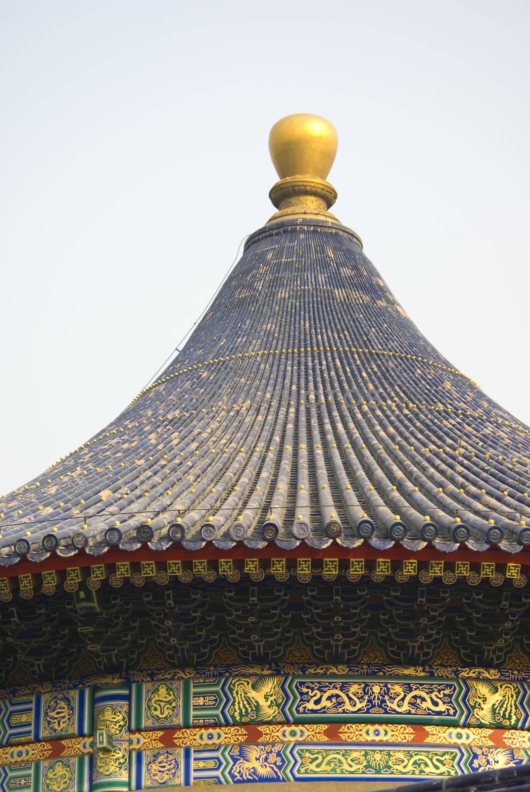 The historical Forbidden City Museum in the center of Beijing.