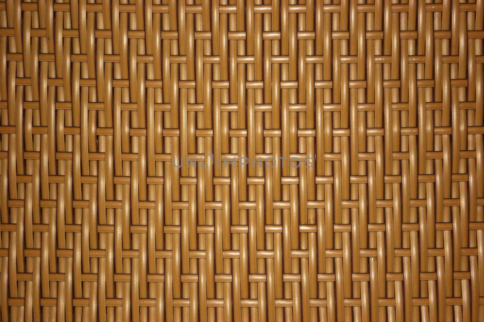 Overlapping pattern of a woven object