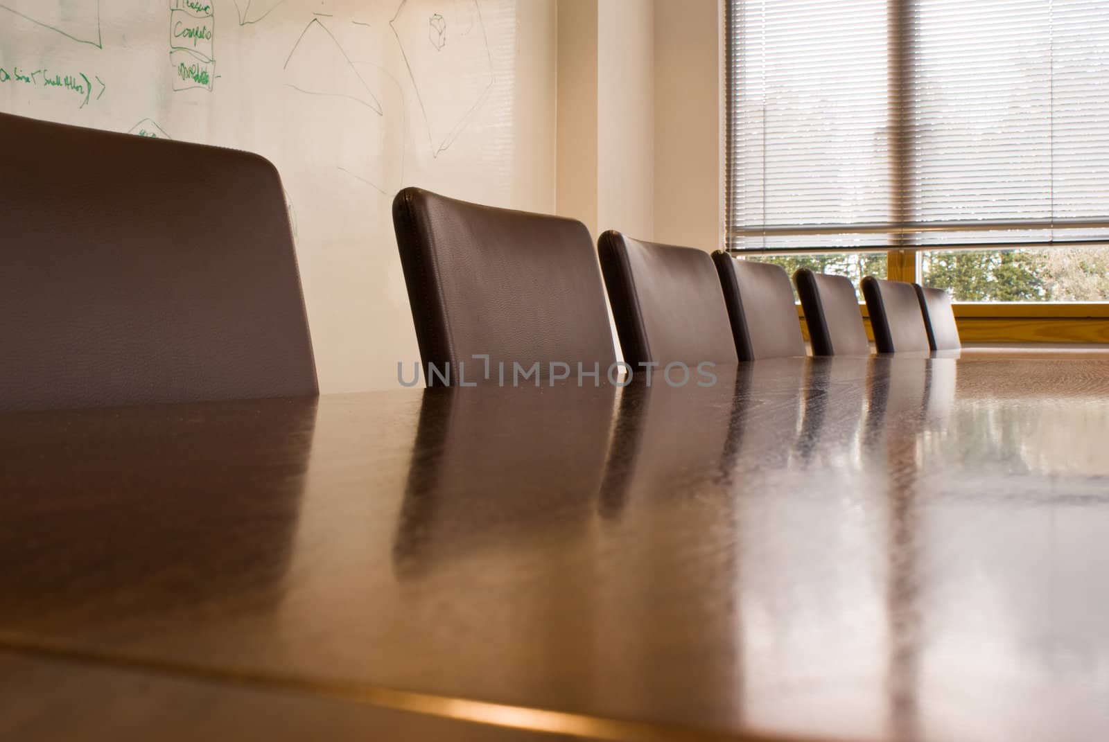 Conference room bable shot in natural light