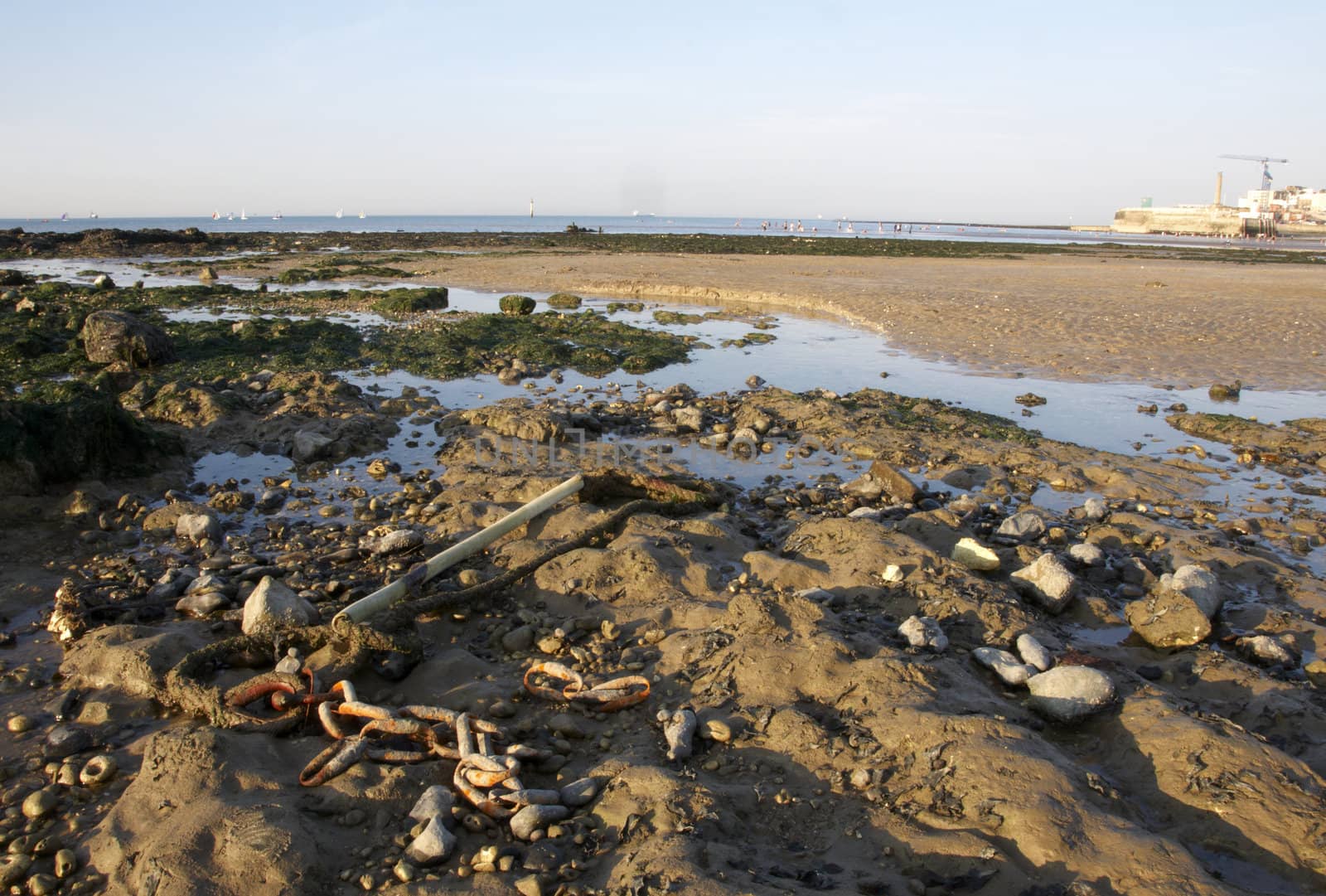 A view from Margate  beach in the late afternoon