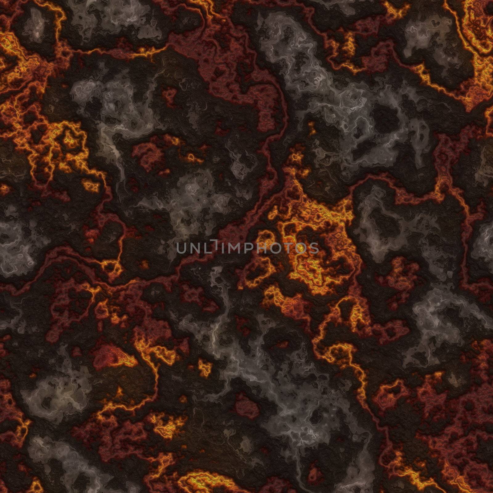 Sealmess Lava Pattern as Glowing Magma Veins