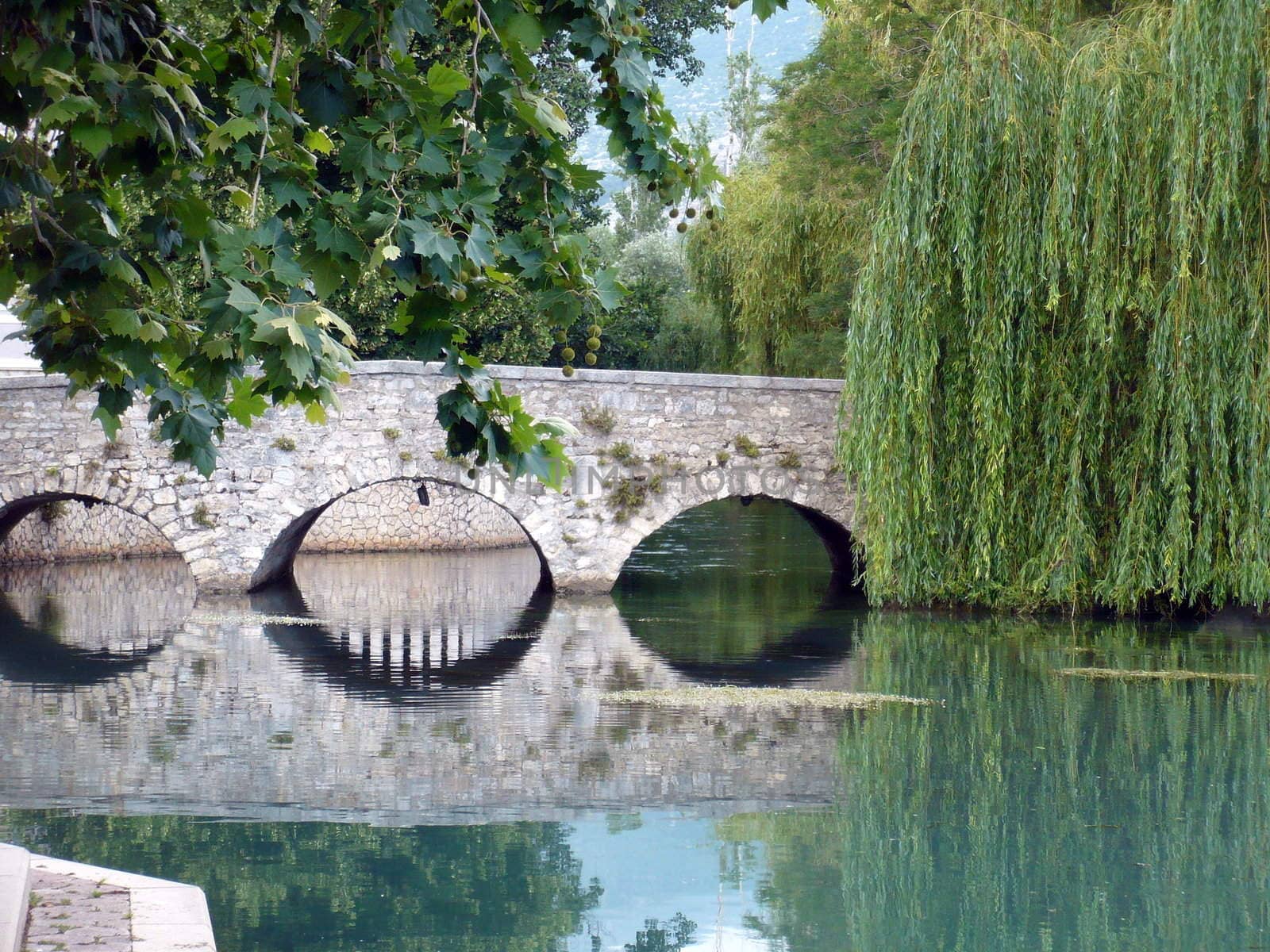 Old stone bridge by Gezo