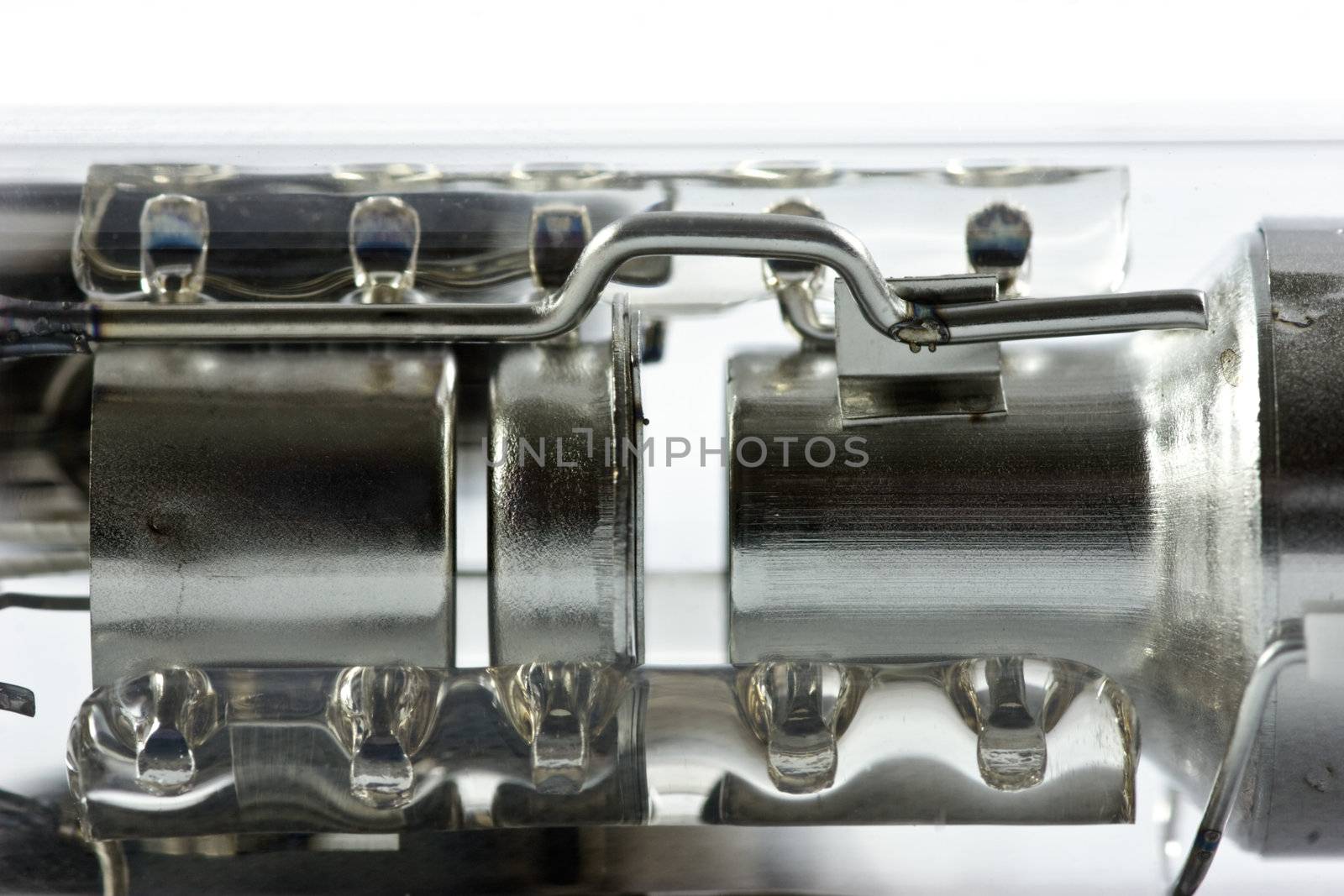 Vacuum tube detail close-up