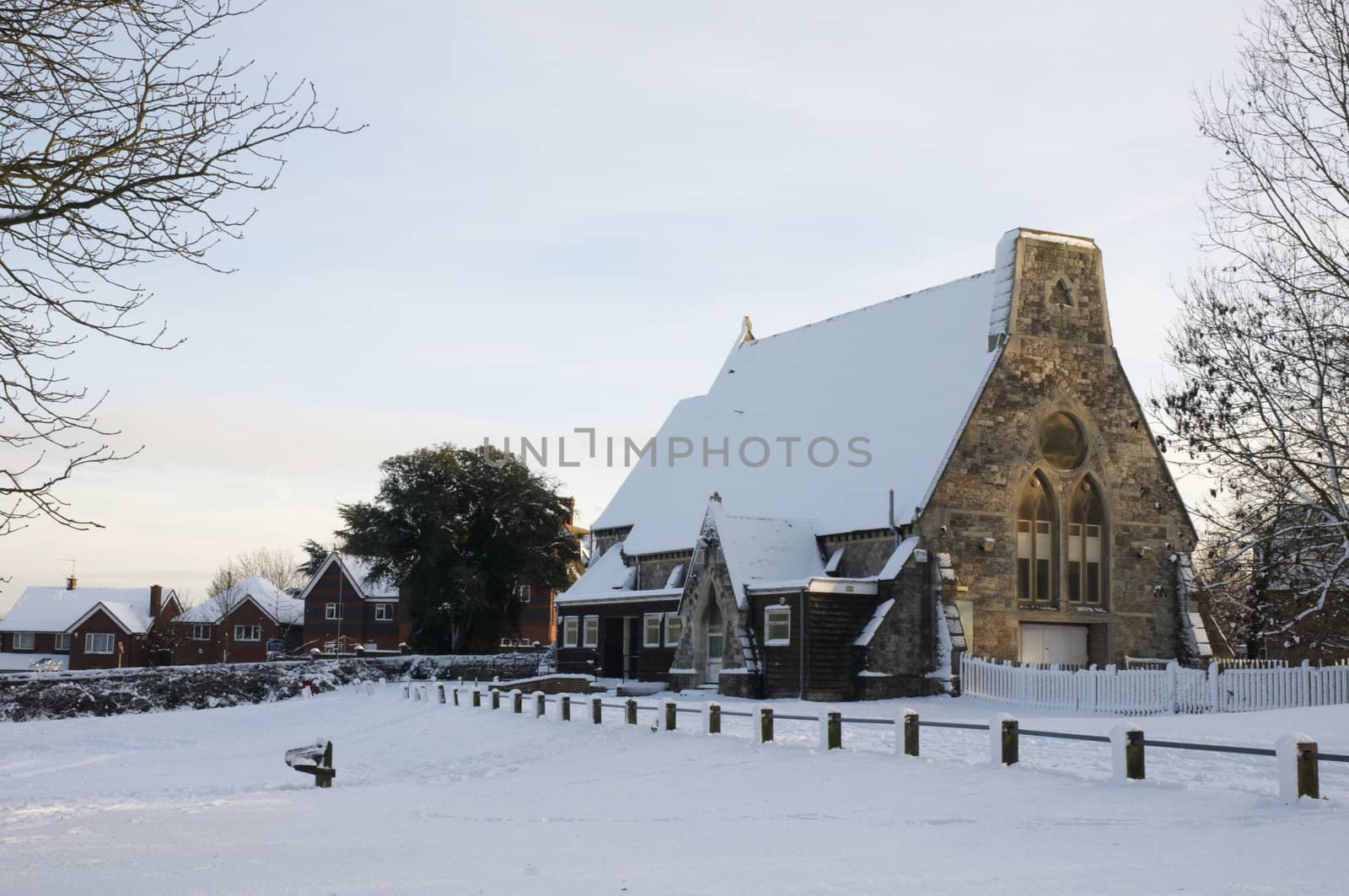 Winter church by mbtaichi