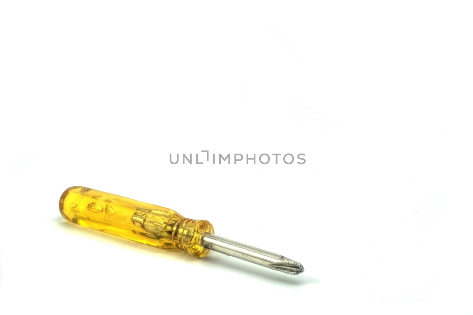 A Small hand tool isolated on a white background