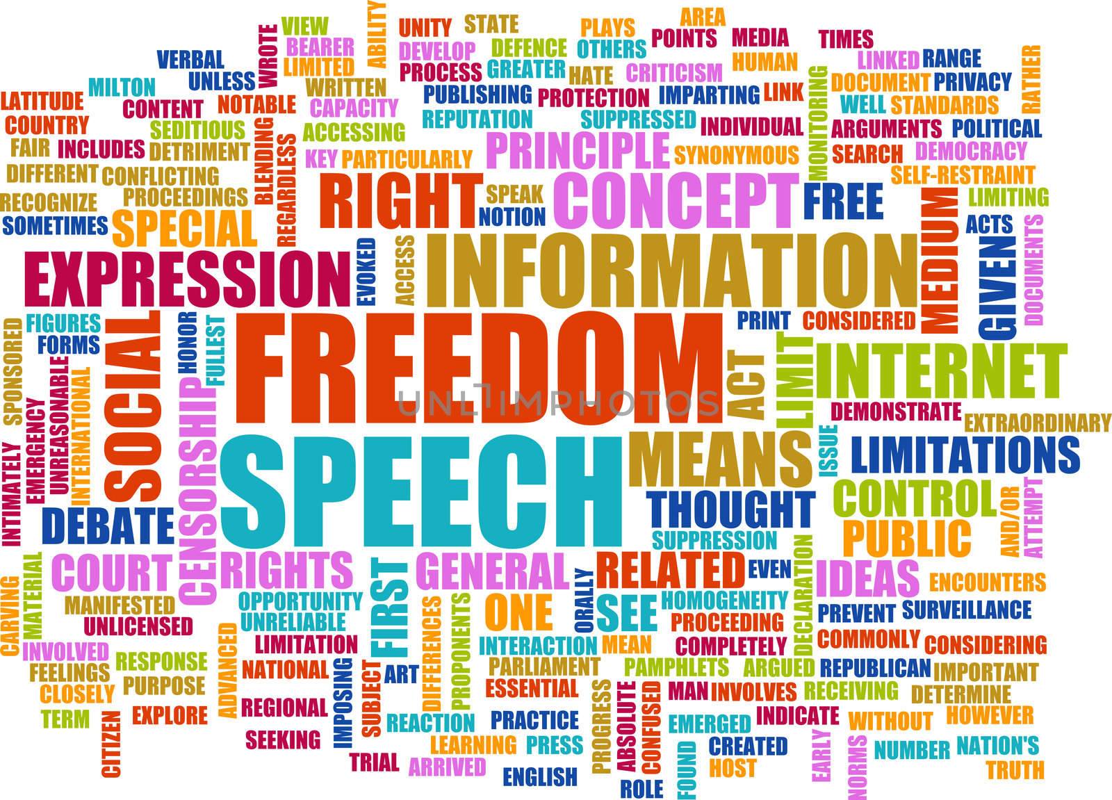 Freedom of Speech Concept in the Free World
