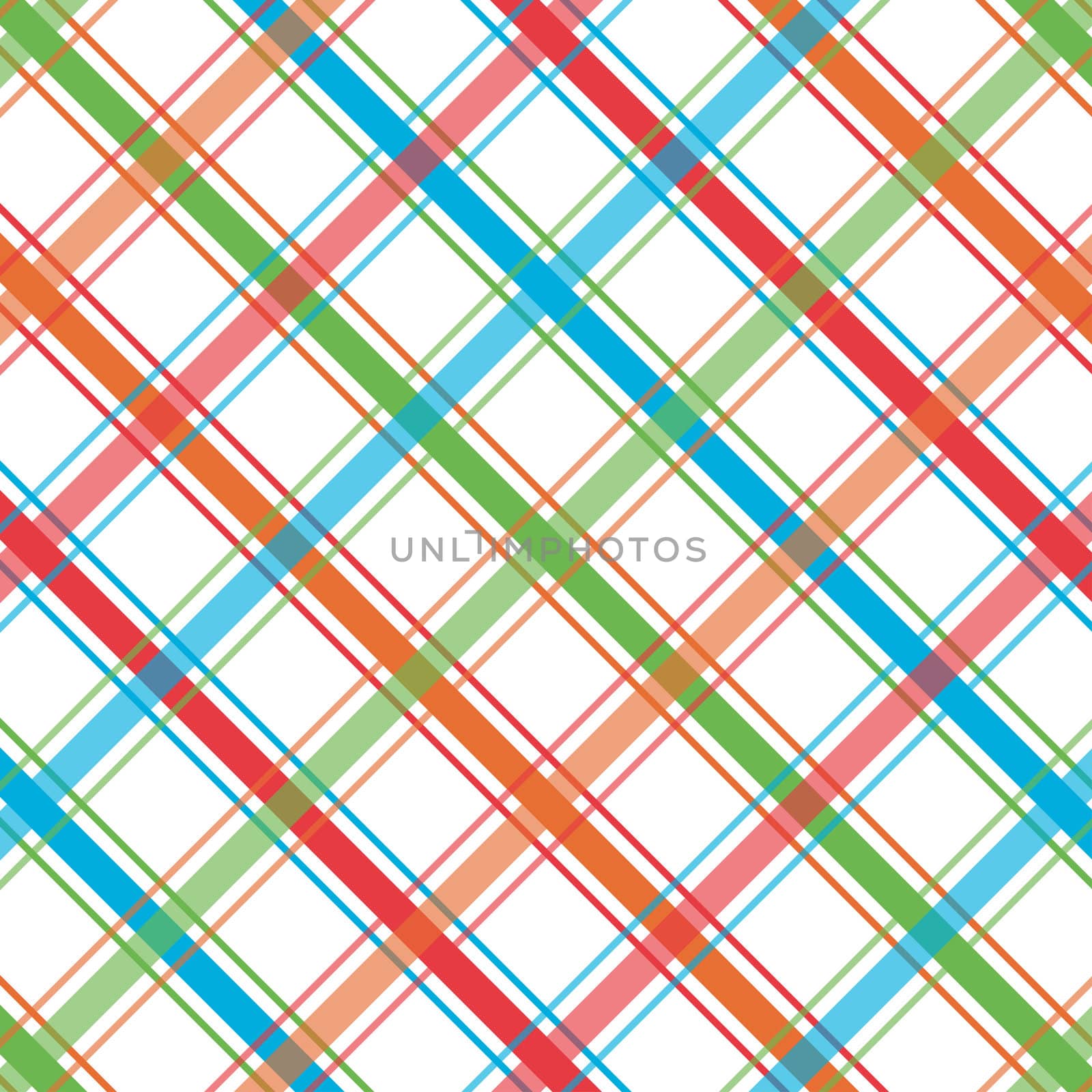 Bright Plaid Pattern by poofy