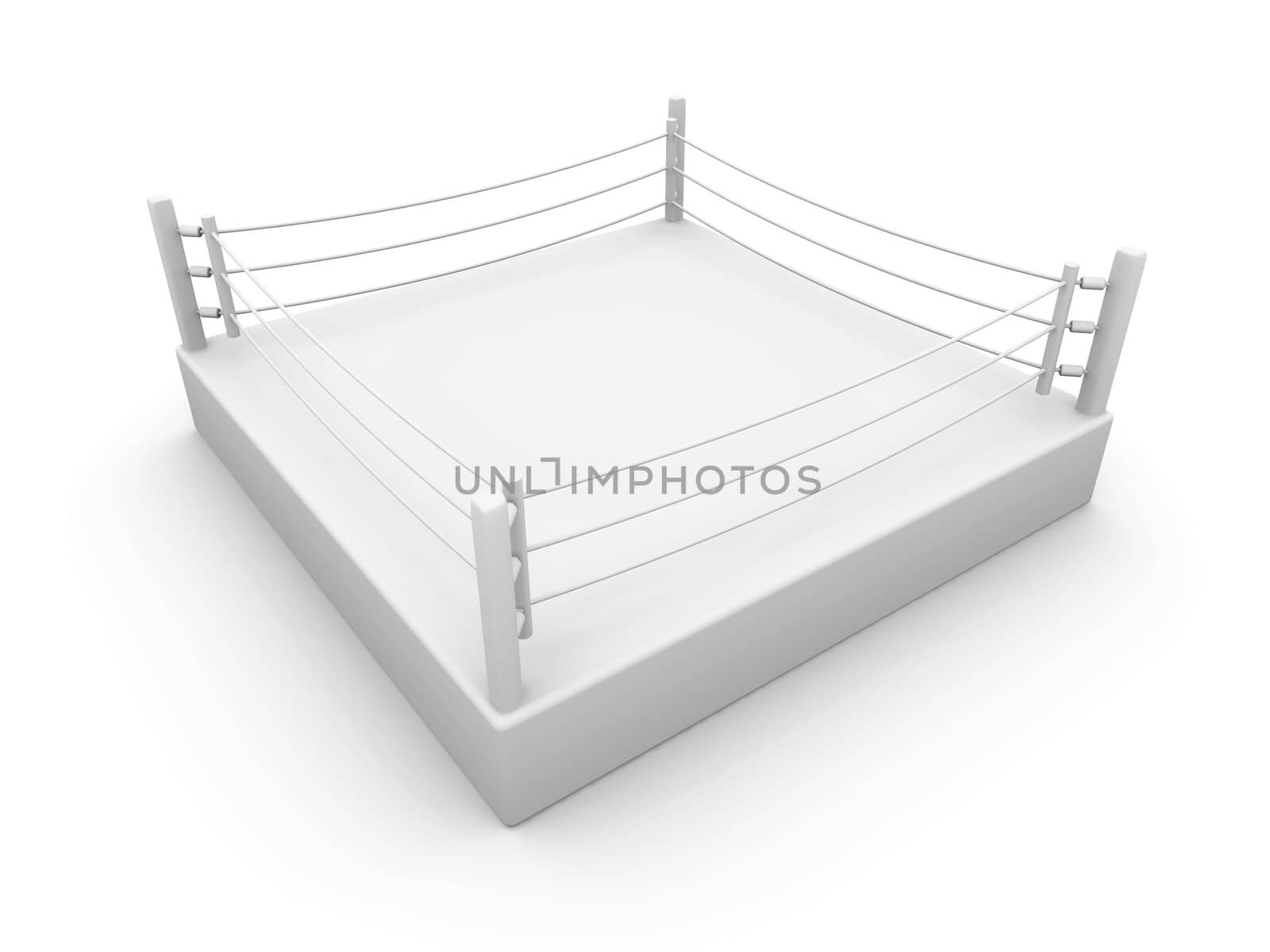 3D Illustration. Isolated on white.