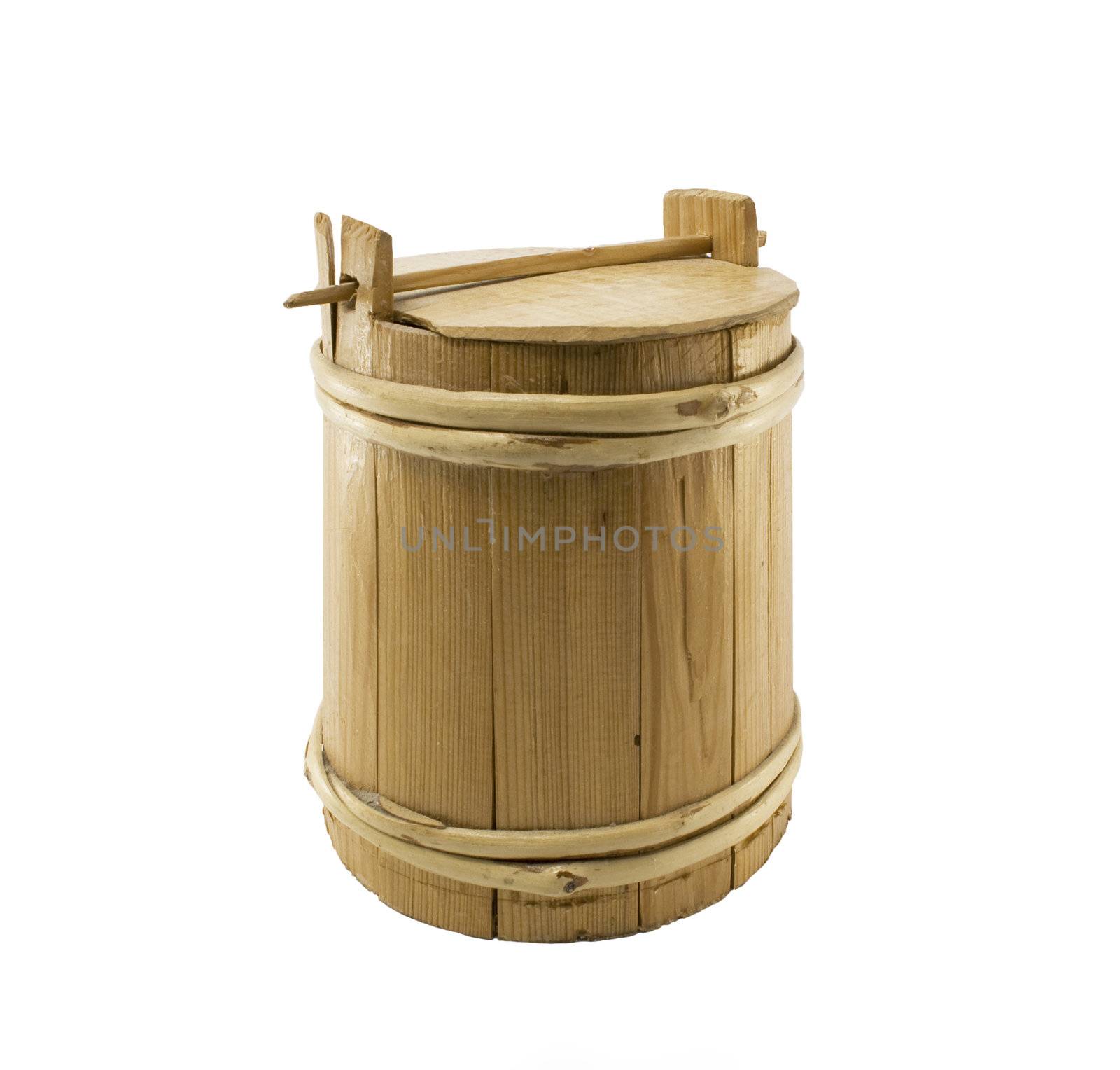 Wooden bucket by magraphics