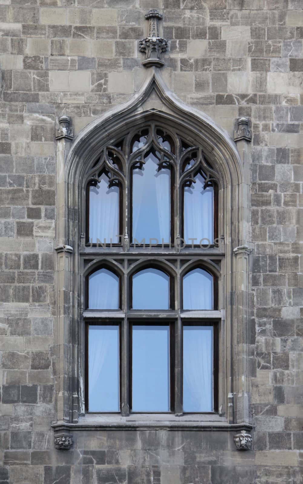 Gothic style church, decorated window.