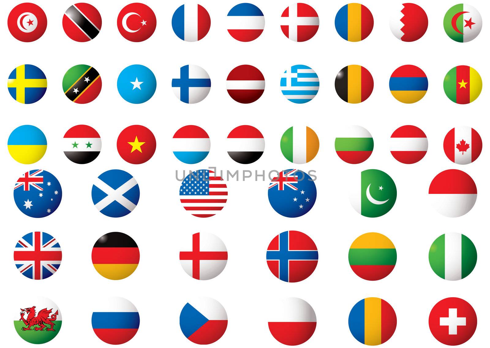 flags of the world by nicemonkey