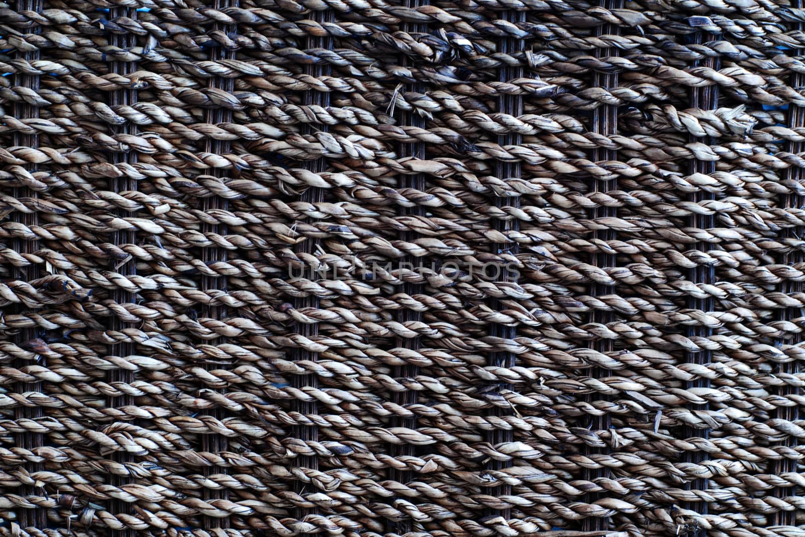Rattan background of rustic interlaced straw