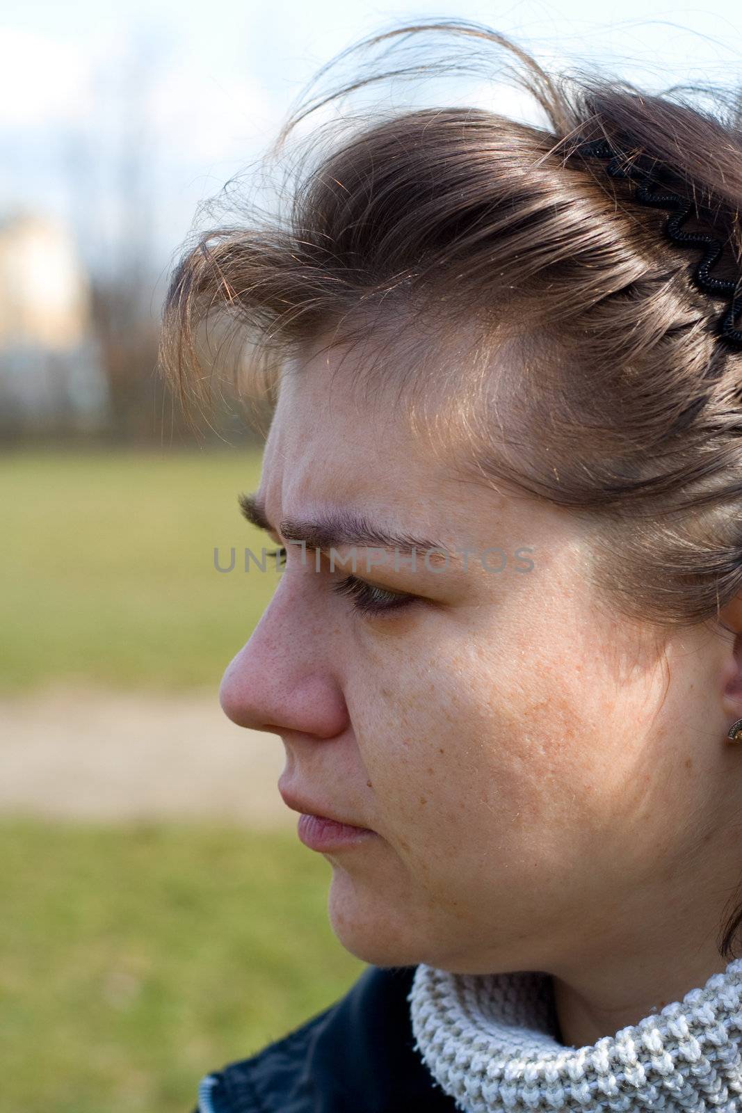 woman portrait profile