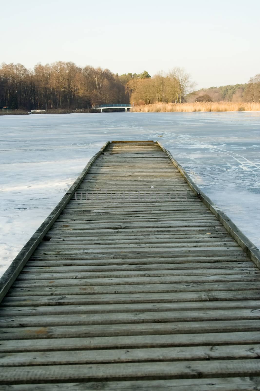  frozen of  lake