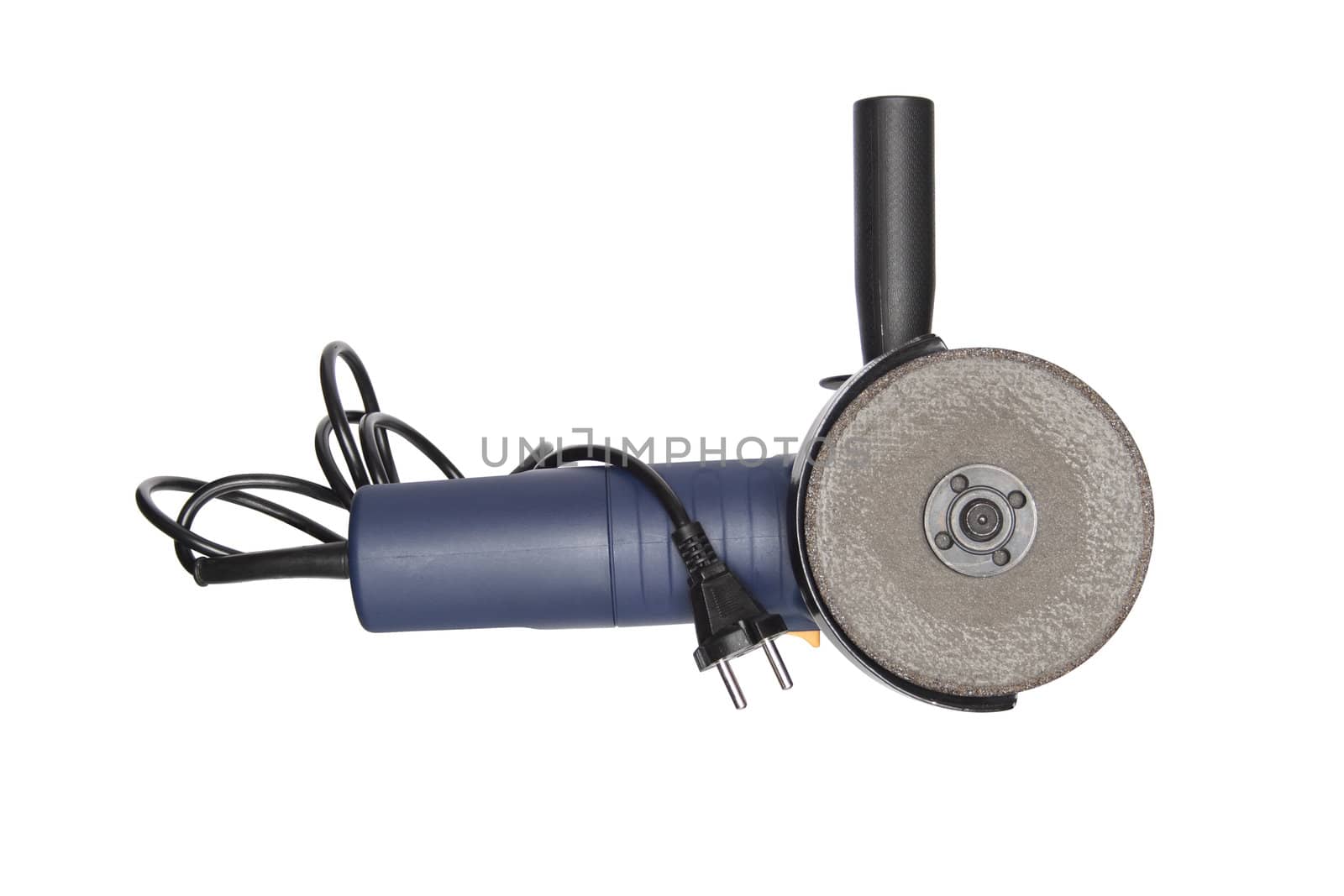 Electric grinder isolated on white background with clipping path