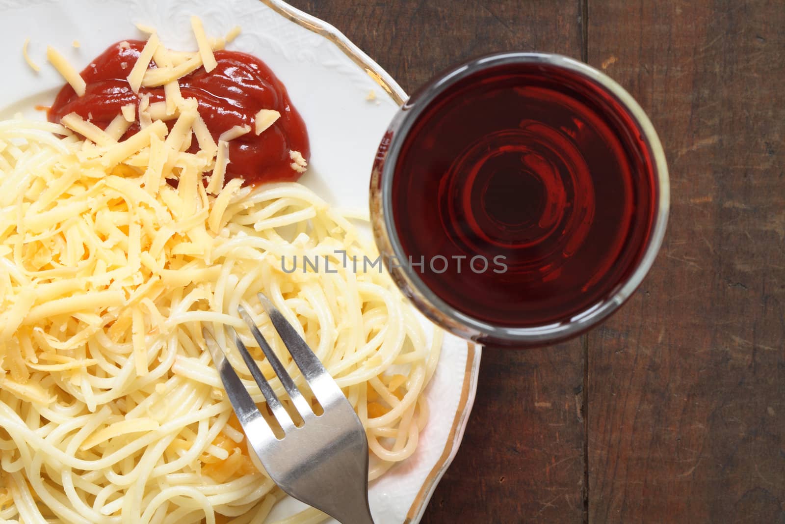 Spaghetti And Wine by kvkirillov