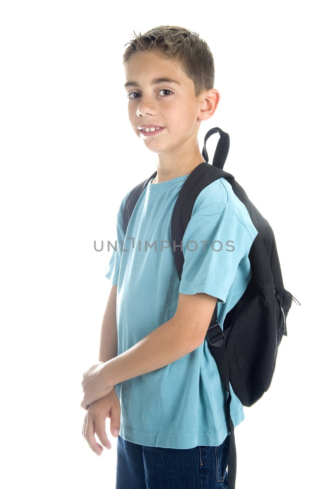 a boy who isn't happy to go back to school