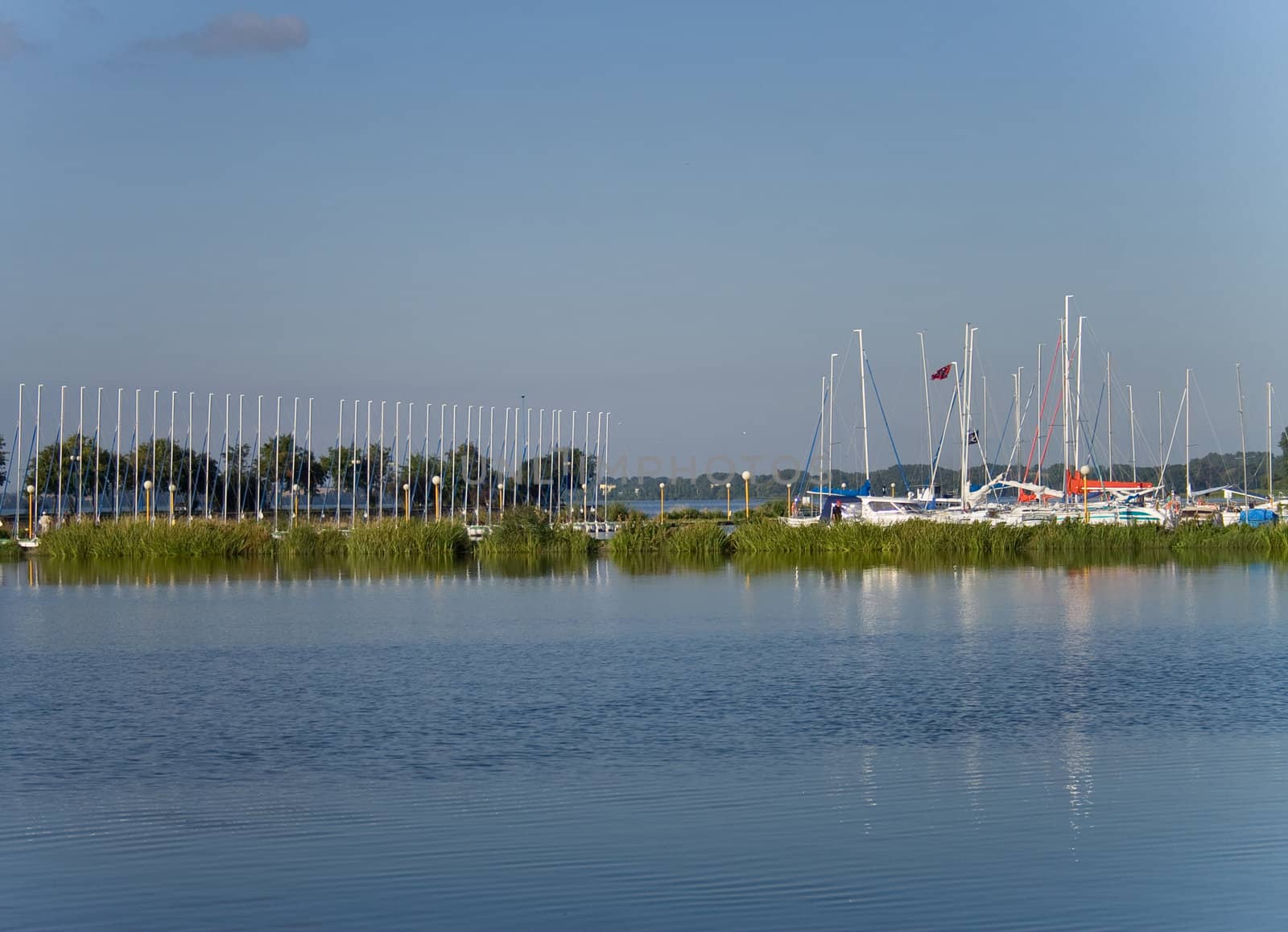 Harbour Of Sailing Boats