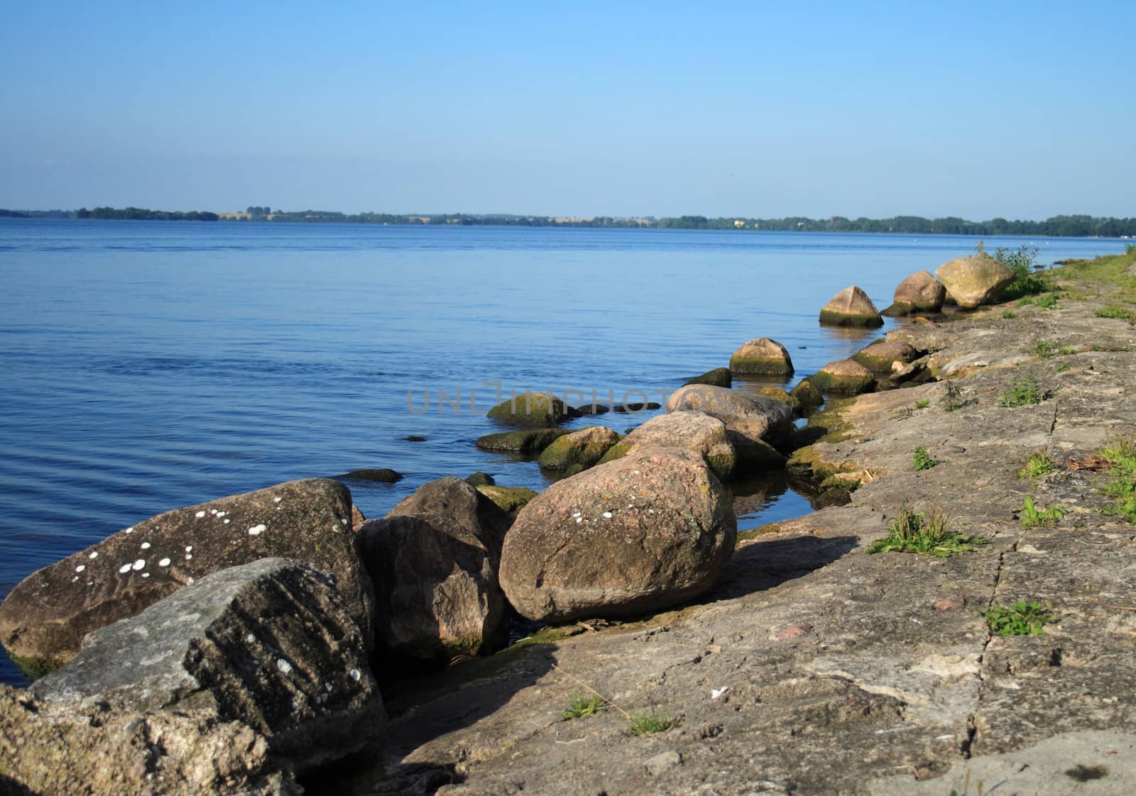 Stones On Bank