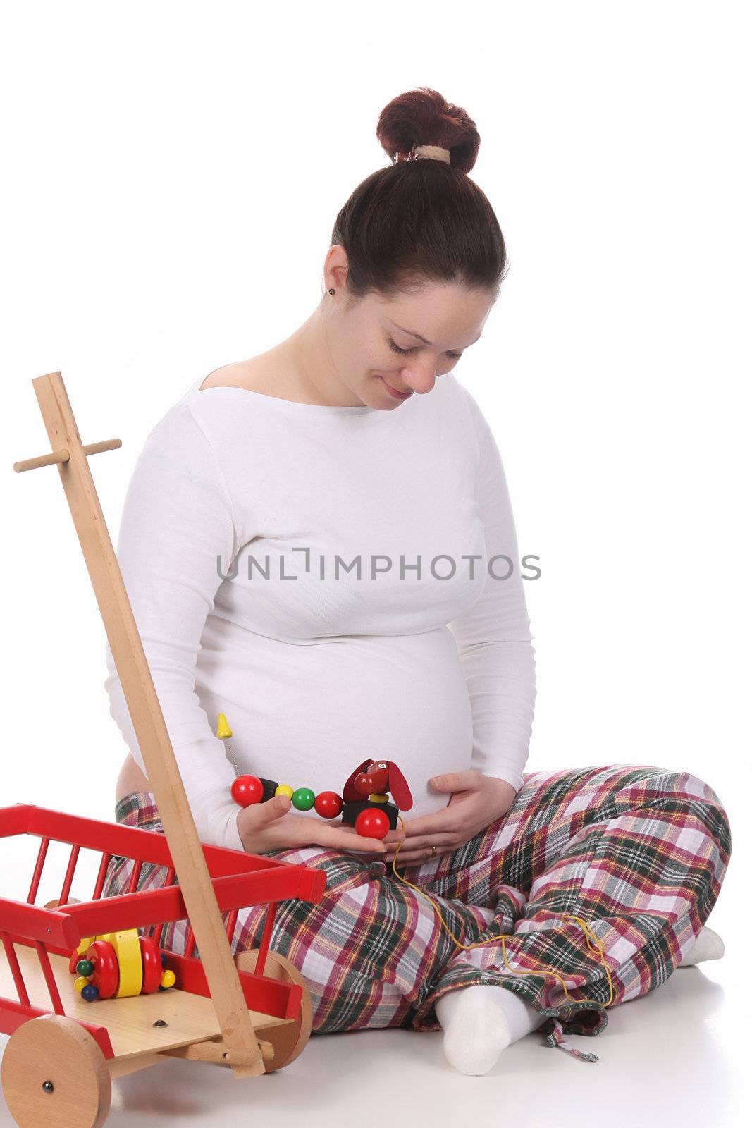 pregnant woman and toys  by vladacanon