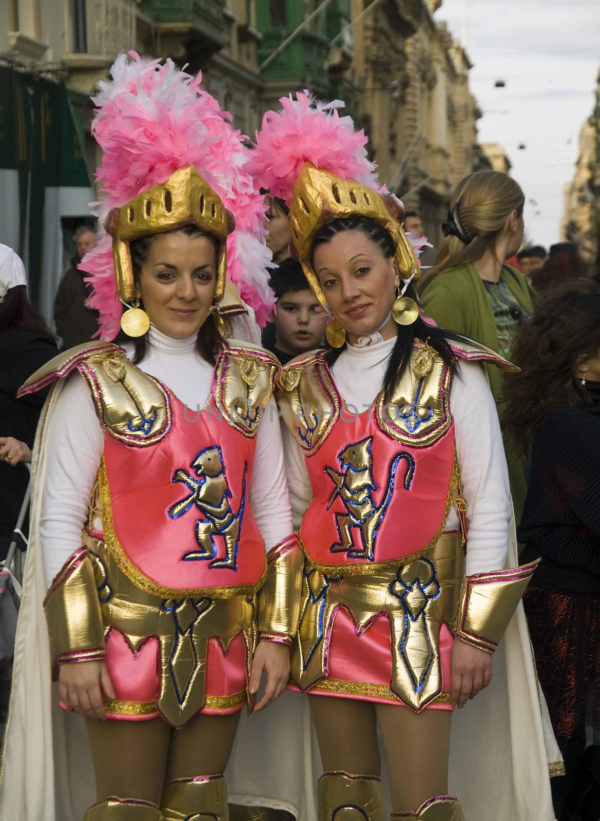 VALLETTA, MALTA - FEB 13 - Scenes and moments from the International Carnival of Malta on Saturday February 13th 2010