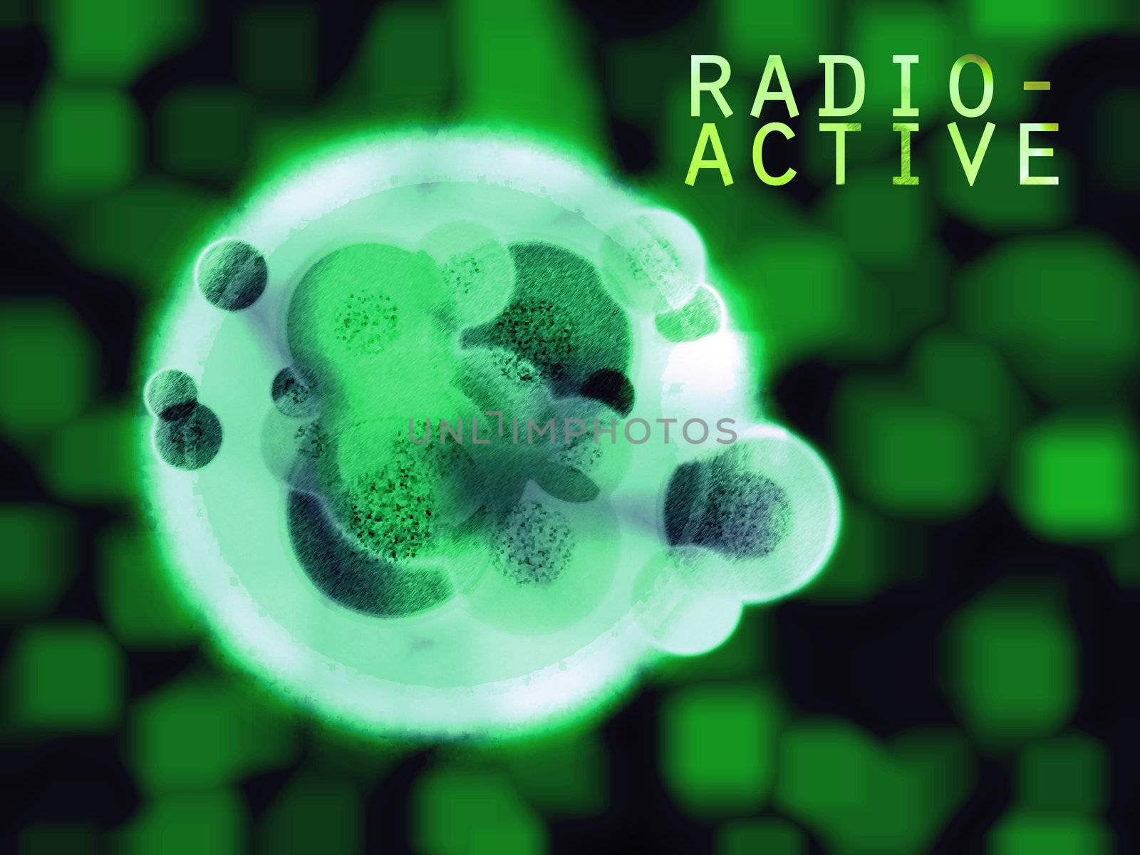 Radioactive Hulk Organic Cell with Text