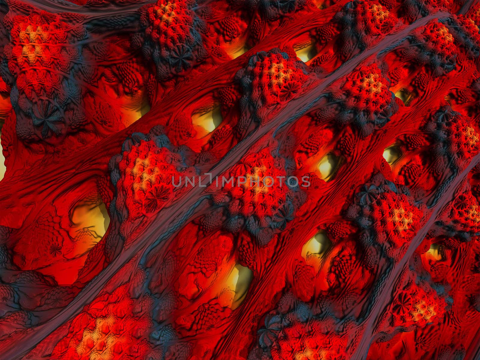 An illustration of a nice 3d fractal graphic background