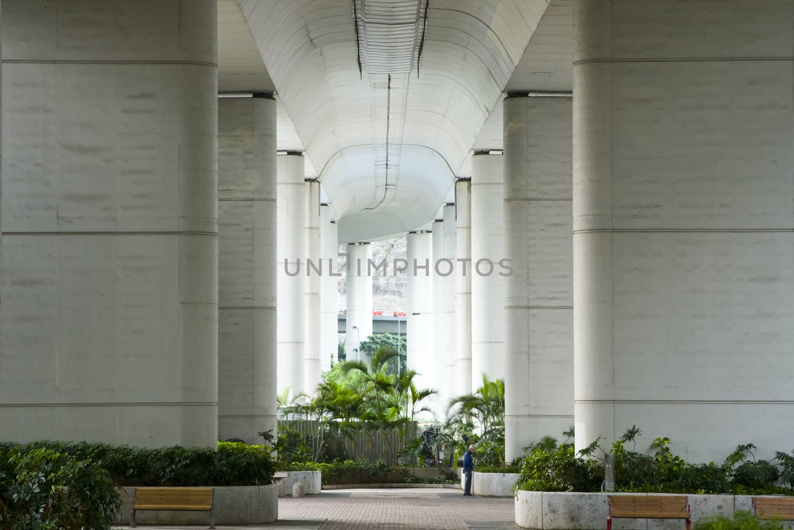 it is a place under the car bridge