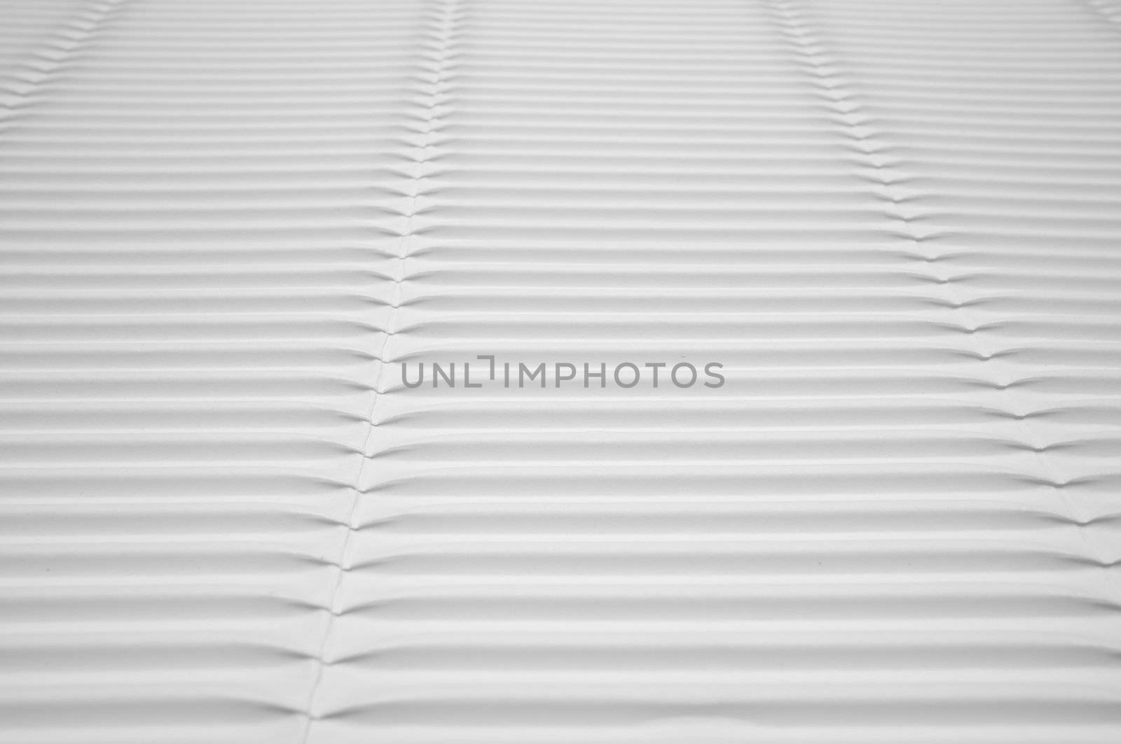 White Corrugated Cardboard Detail Macro