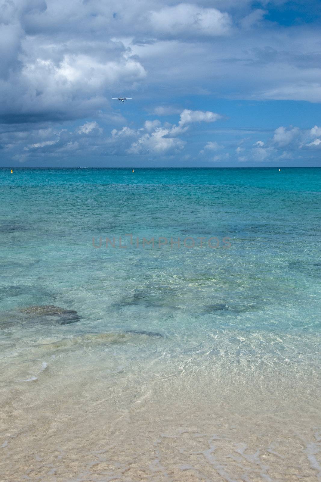 St. Maarten Beach, Caribbean by jovannig