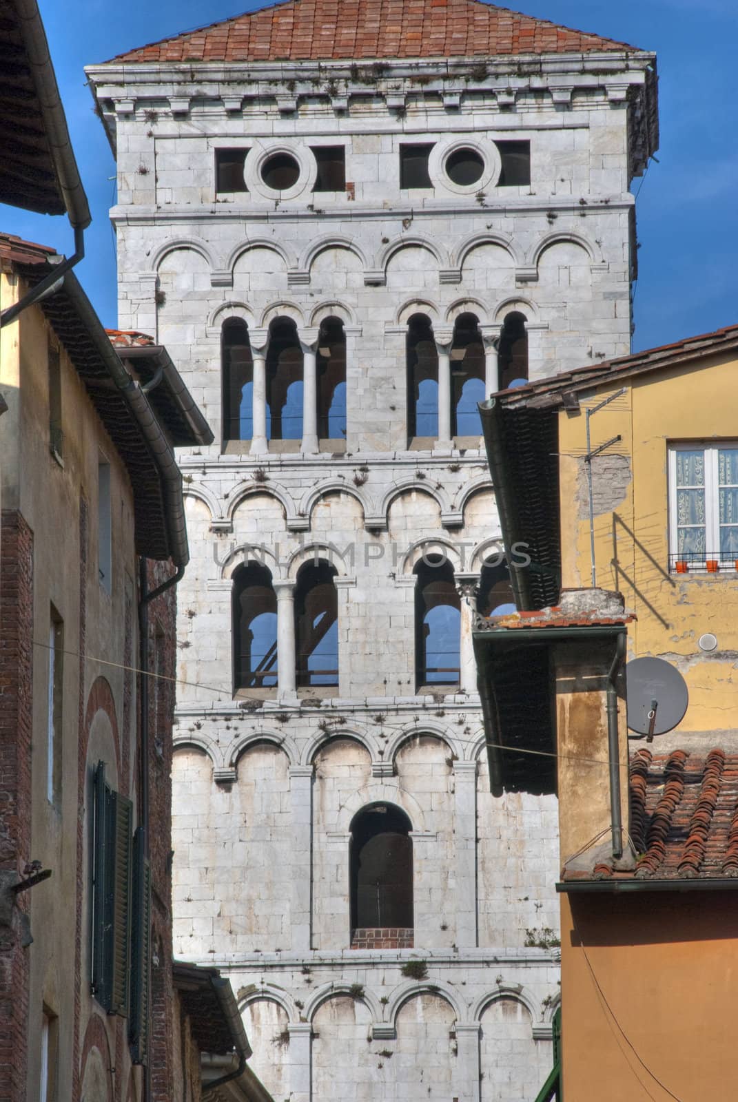 Architecture Detail in Lucca, Tuscany, Italy, October 2009