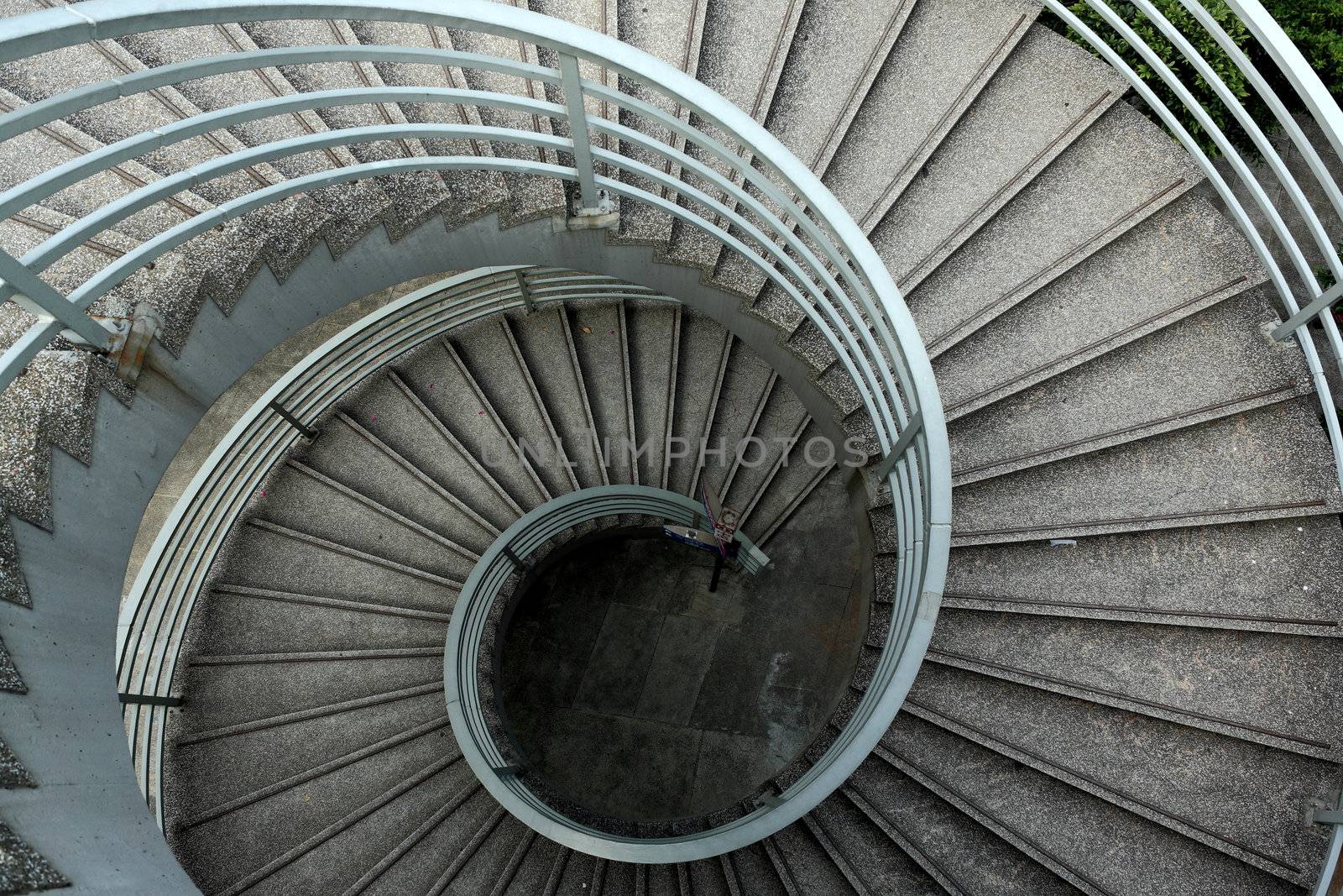 It is the beautiful spiraling stairs