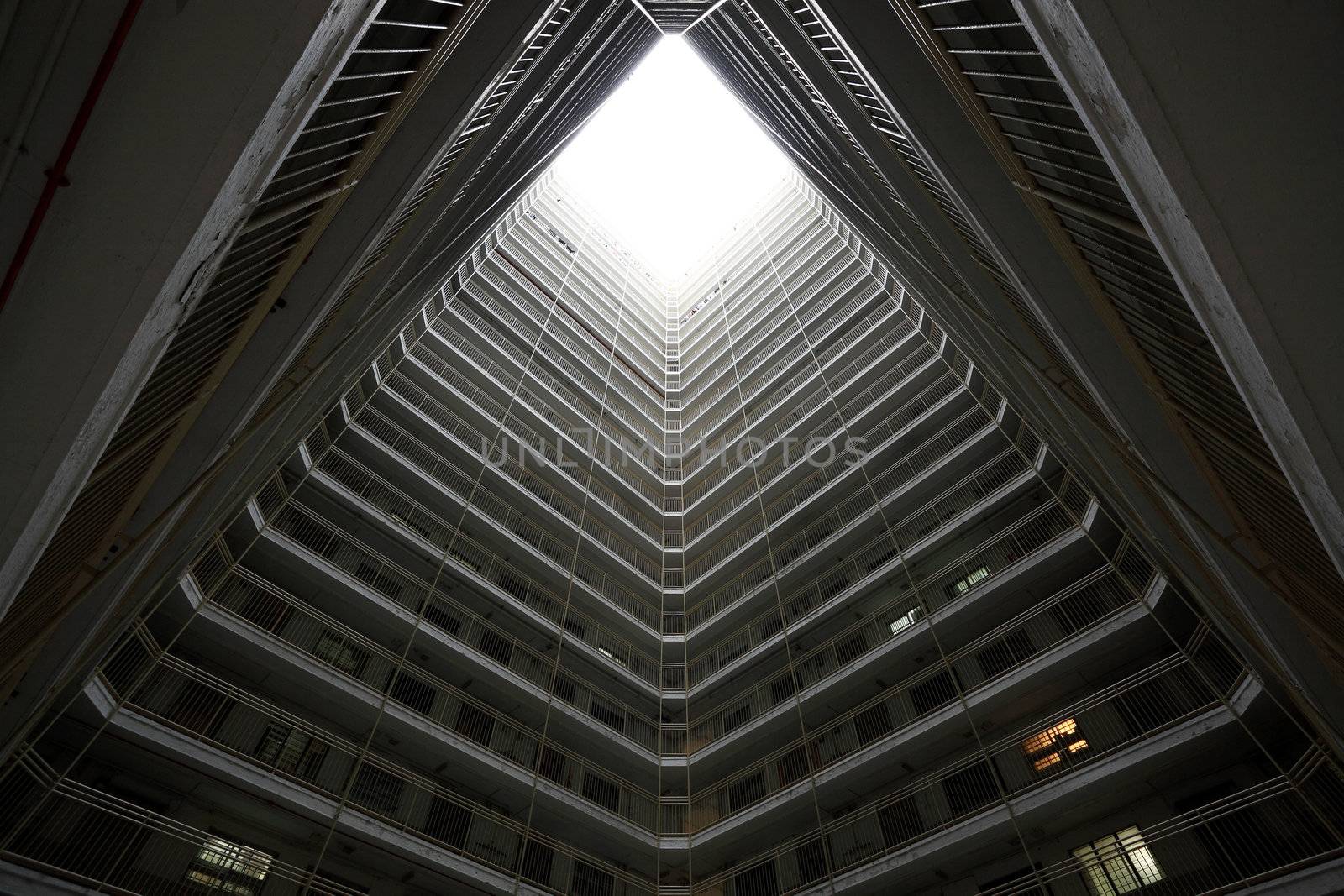 Hong Kong public housing apartment block