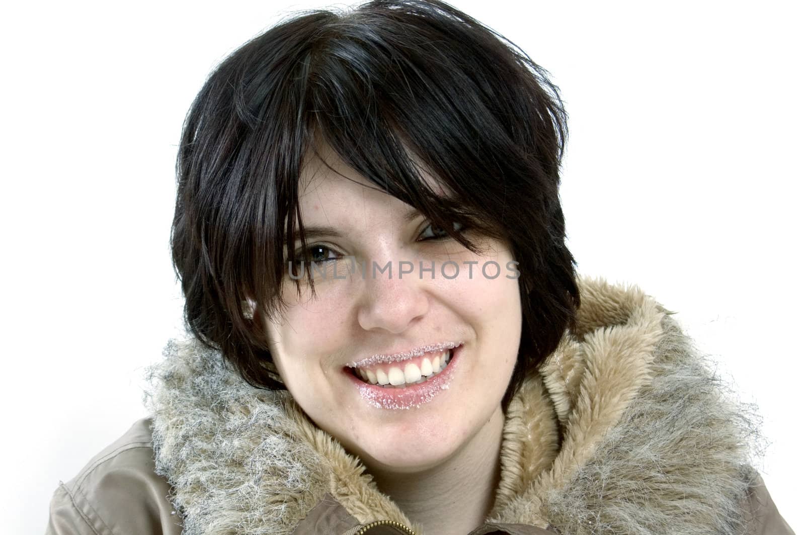 beautiful young woman smiling