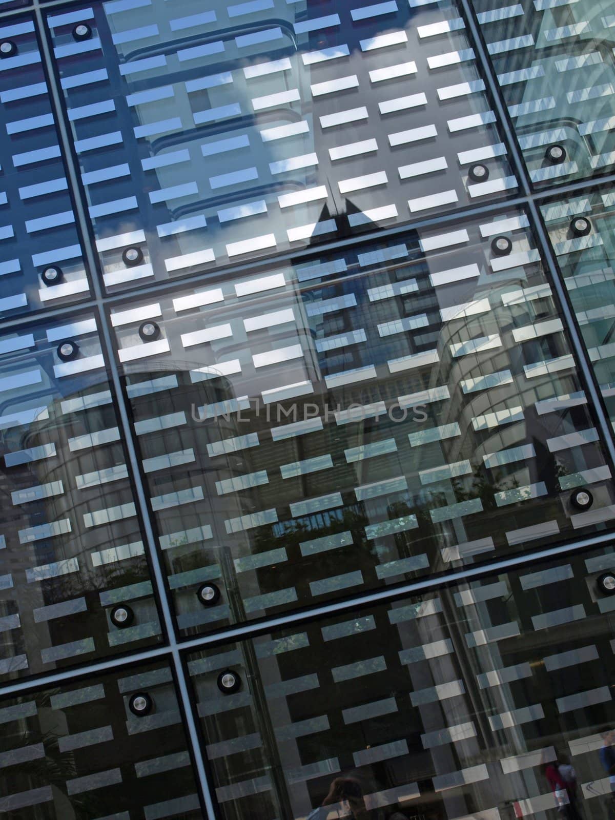 image of some reflections on a building