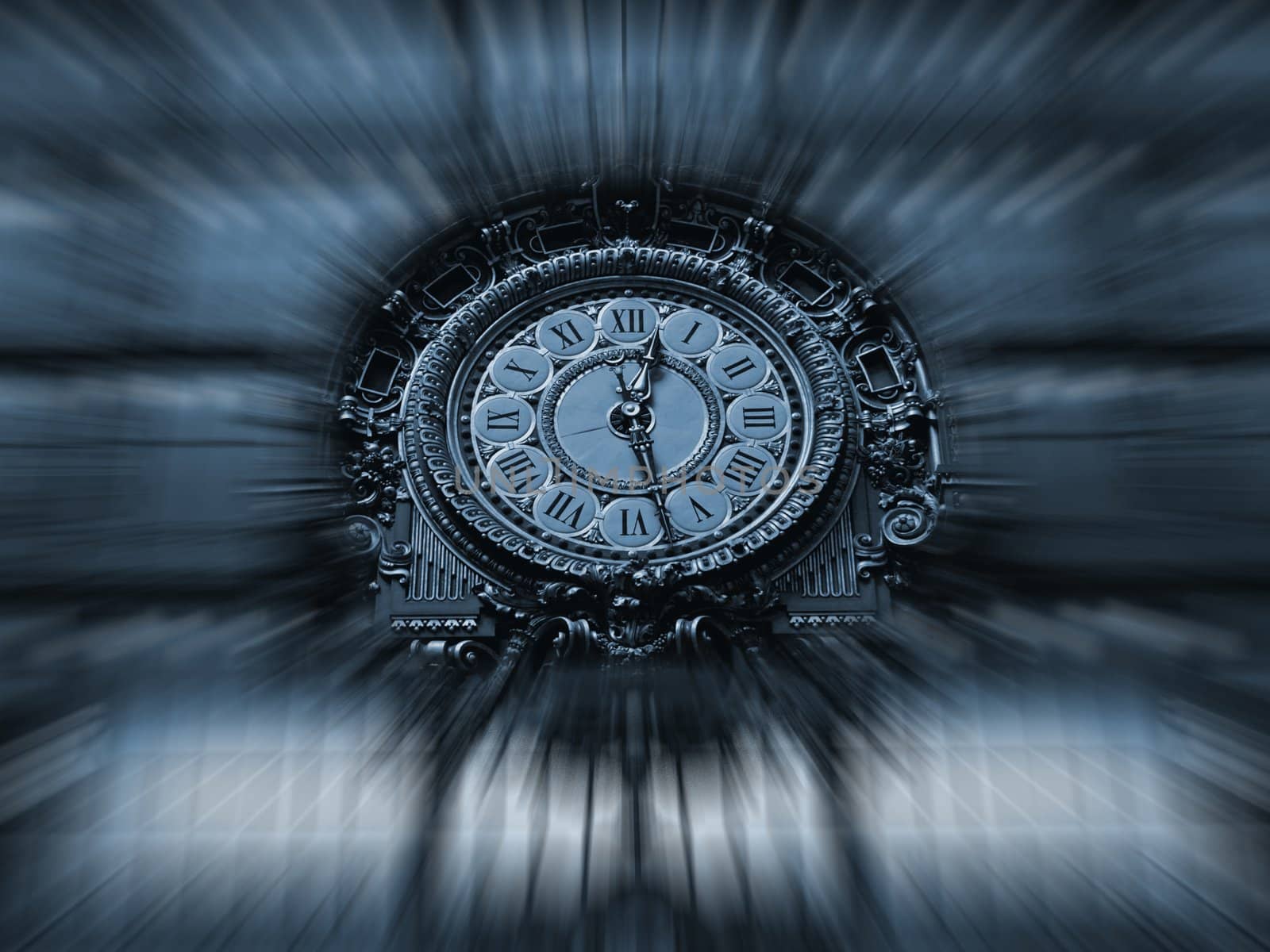 an image to illustrate that time passes by - tempus fugit