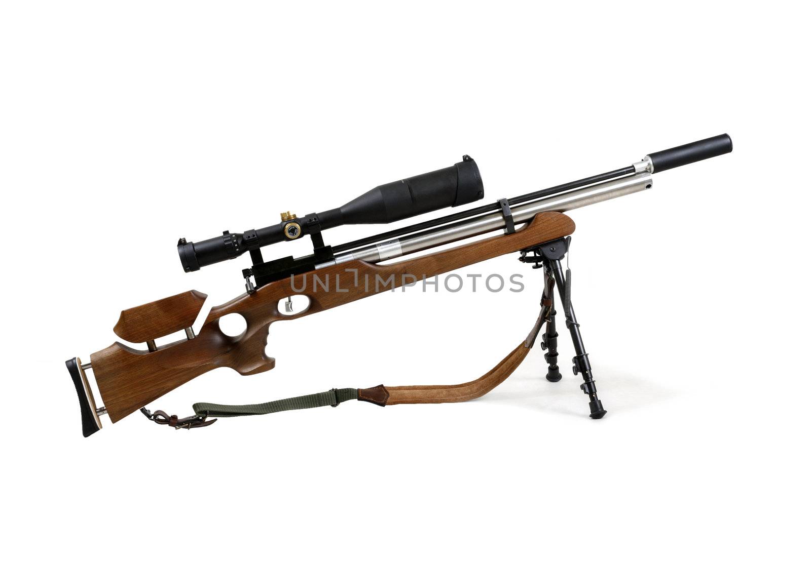 Shotgun on a white background