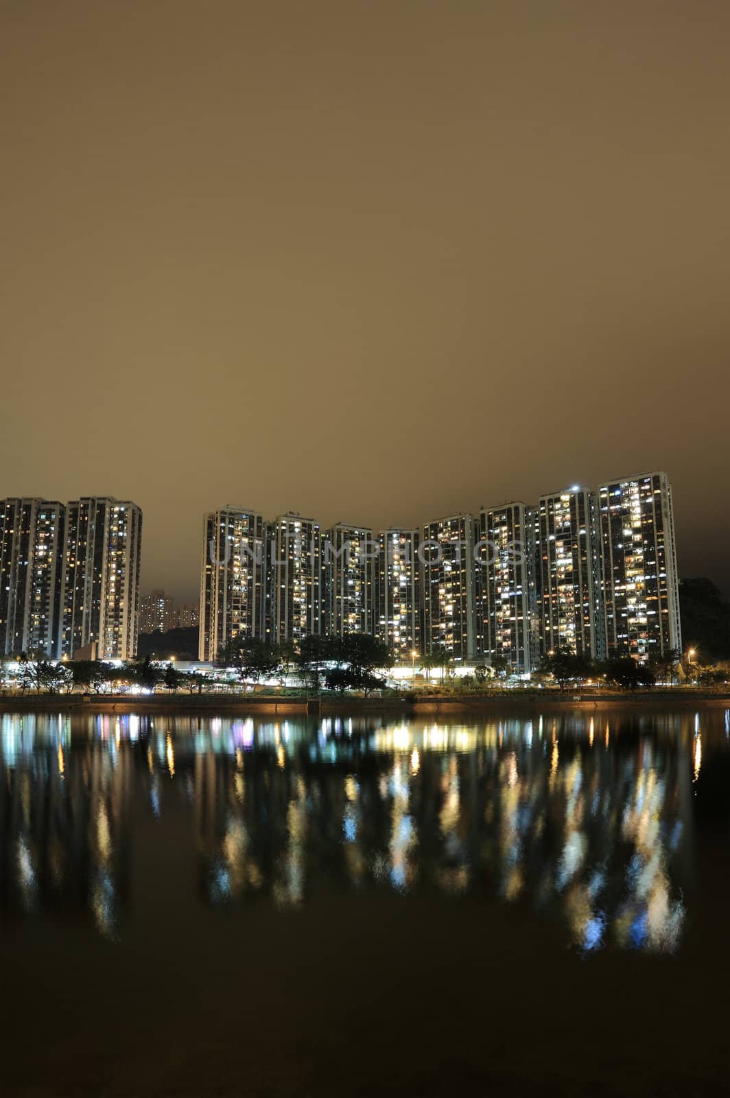 Hong Kong public house and river by leungchopan