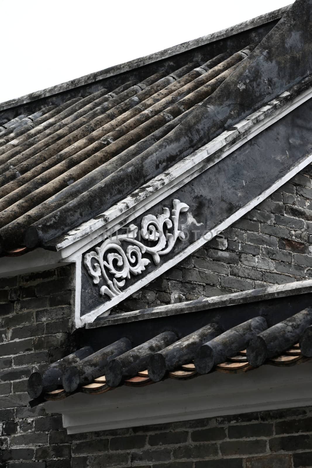 chinese building roof by leungchopan