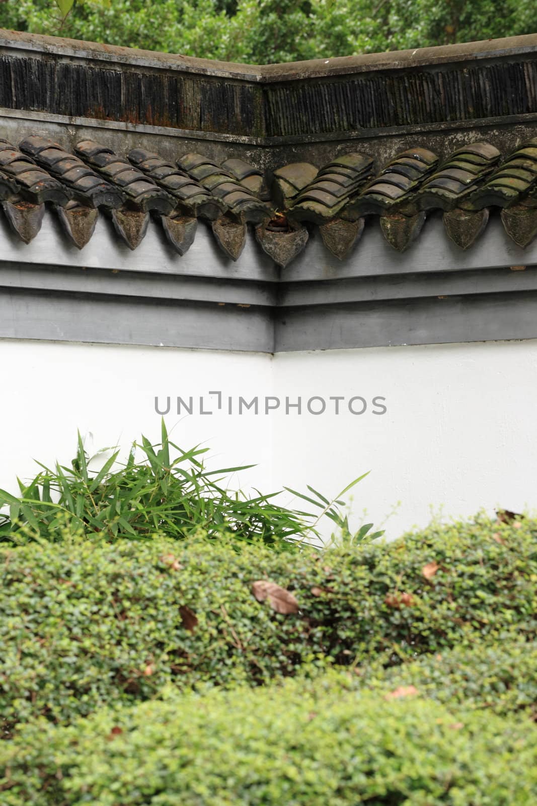 corner of a chinese wall by leungchopan