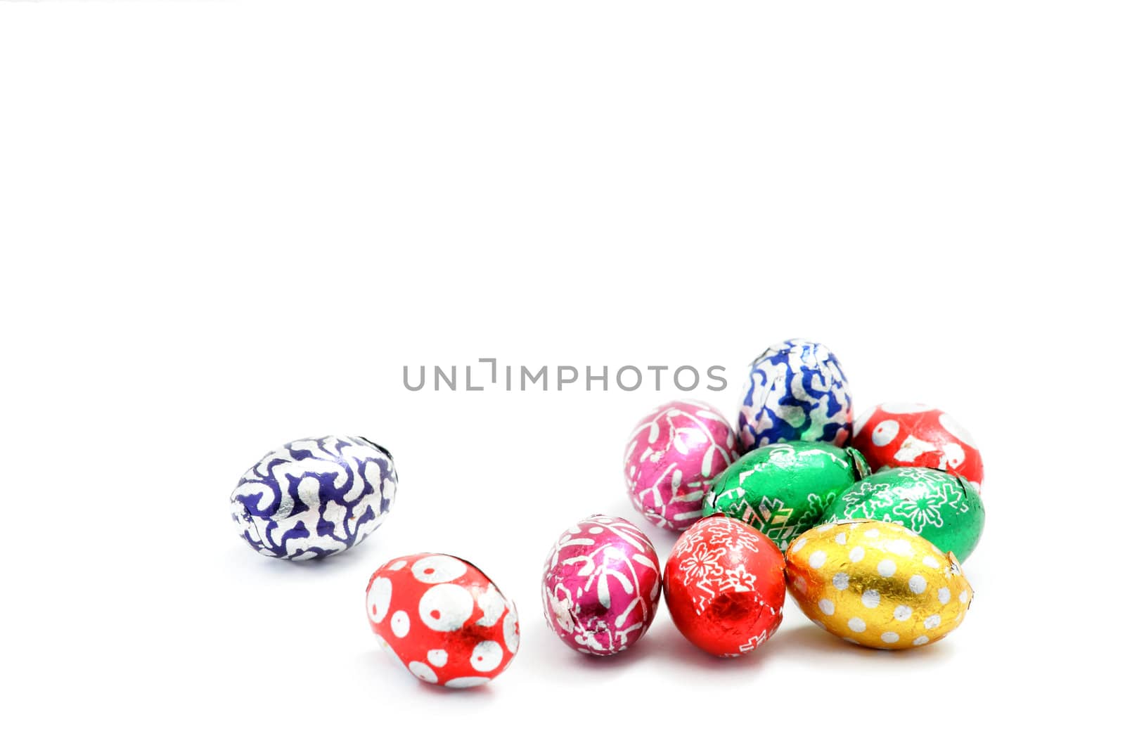 Colorful easter eggs